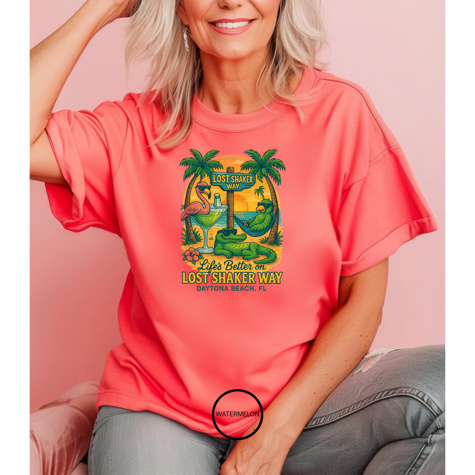 Lost Shaker Way Tshirt gift for Jimmy Buffet fan Vintage Summer Tee, Margaritaville  Beach Vibe Shirt, Cool Travel Apparel, Fun Gift for Vacation Lovers