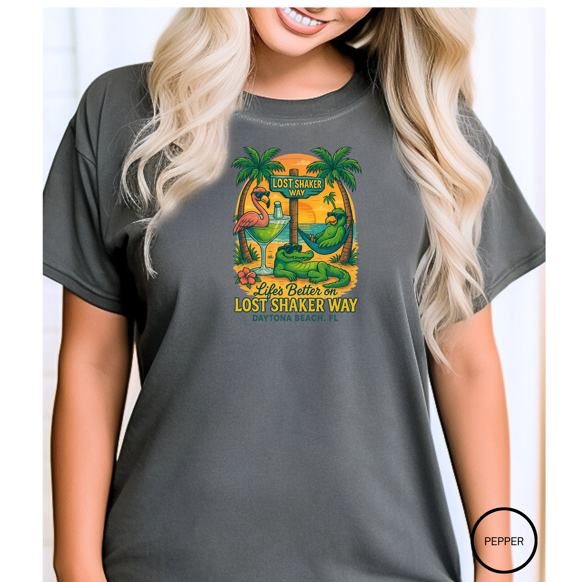 Lost Shaker Way Tshirt gift for Jimmy Buffet fan Vintage Summer Tee, Margaritaville  Beach Vibe Shirt, Cool Travel Apparel, Fun Gift for Vacation Lovers