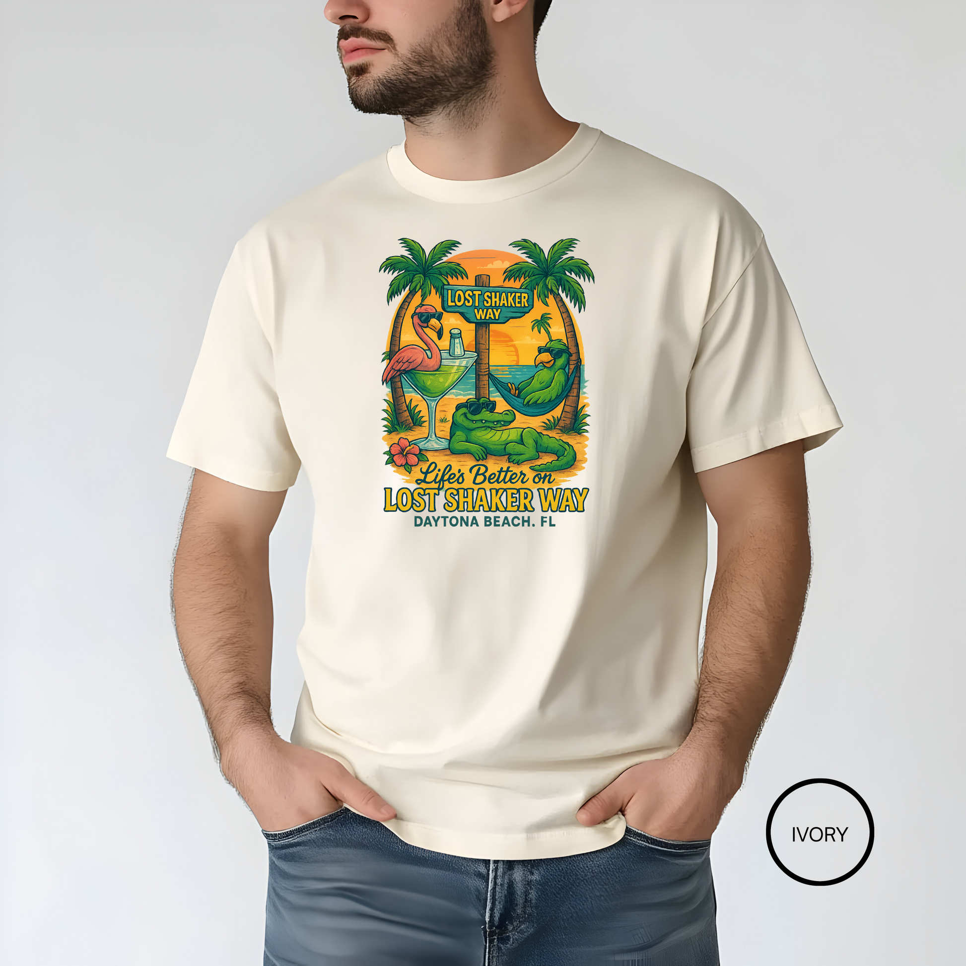 Lost Shaker Way Tshirt gift for Jimmy Buffet fan Vintage Summer Tee, Margaritaville  Beach Vibe Shirt, Cool Travel Apparel, Fun Gift for Vacation Lovers