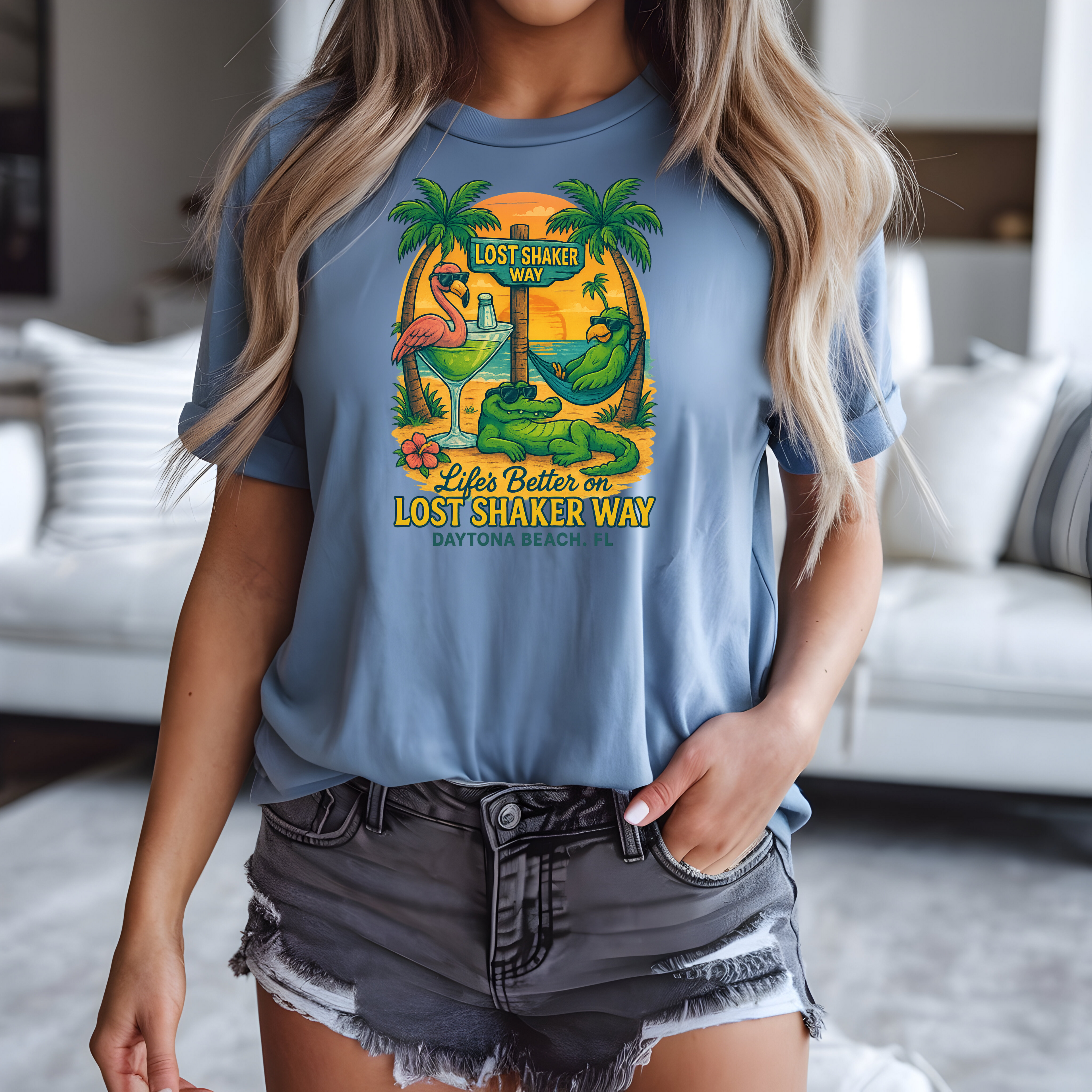 Lost Shaker Way Tshirt gift for Jimmy Buffet fan Vintage Summer Tee, Margaritaville  Beach Vibe Shirt, Cool Travel Apparel, Fun Gift for Vacation Lovers