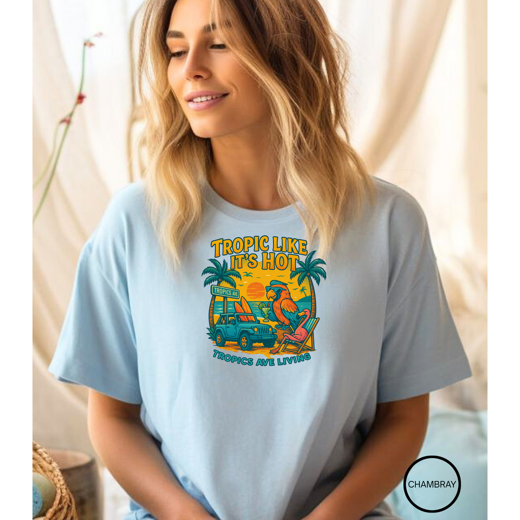 Tropics Ave Tshirt gift for Jimmy Buffet fan Vintage Summer Tee, Margaritaville  Beach Vibe Shirt, Cool Travel Apparel, Fun Gift for Vacation Lovers