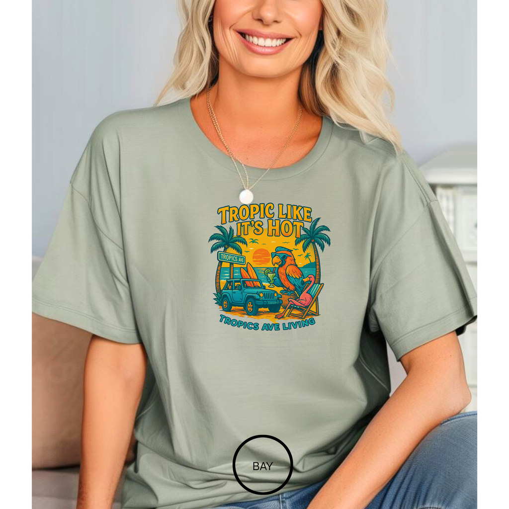 Tropics Ave Tshirt gift for Jimmy Buffet fan Vintage Summer Tee, Margaritaville  Beach Vibe Shirt, Cool Travel Apparel, Fun Gift for Vacation Lovers