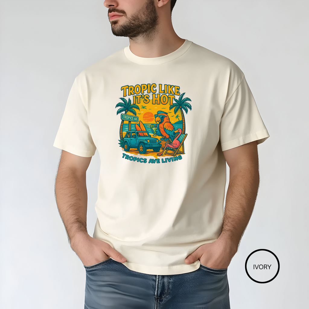 Tropics Ave Tshirt gift for Jimmy Buffet fan Vintage Summer Tee, Margaritaville  Beach Vibe Shirt, Cool Travel Apparel, Fun Gift for Vacation Lovers