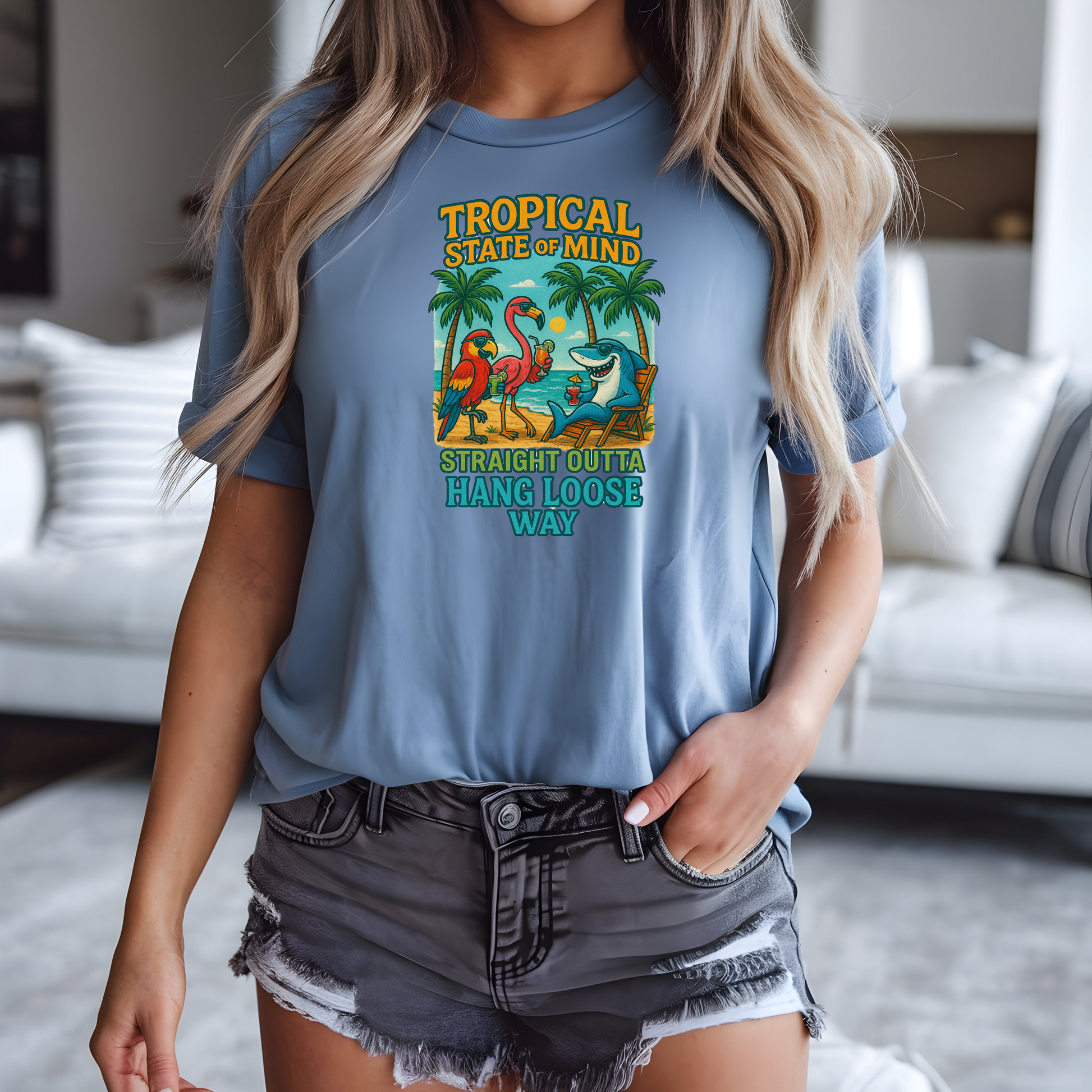 Hang Loose Way  Tshirt gift for Jimmy Buffet fan Vintage Summer Tee, Margaritaville  Beach Vibe Shirt, Cool Travel Apparel, Fun Gift for Vacation Lovers
