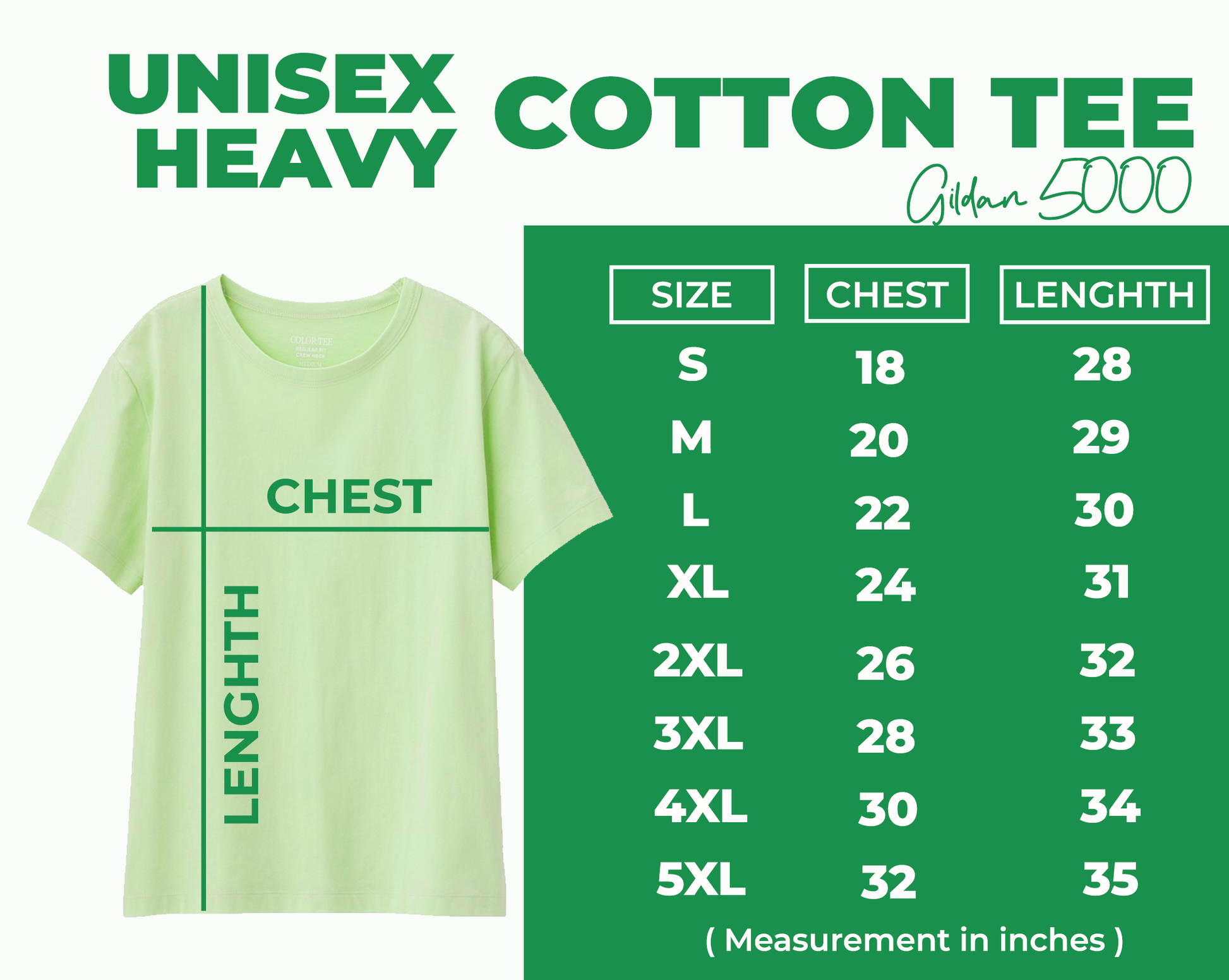 Heavy cotton Tee   Gildan