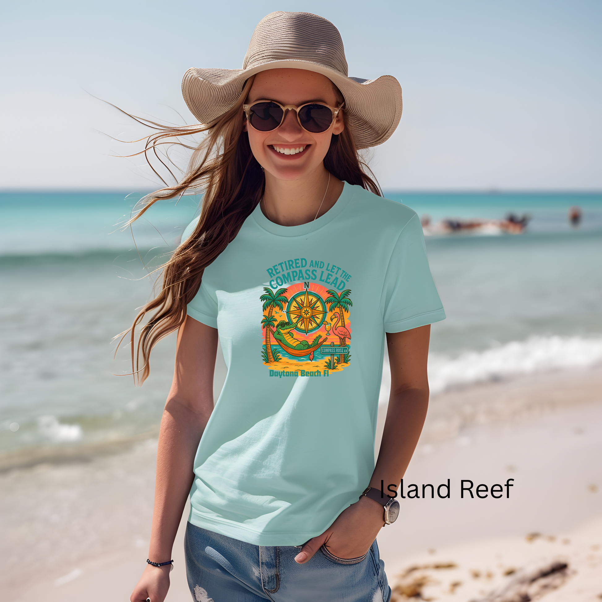 Compass Rose Ln  T shirt  Comfort colors 1717