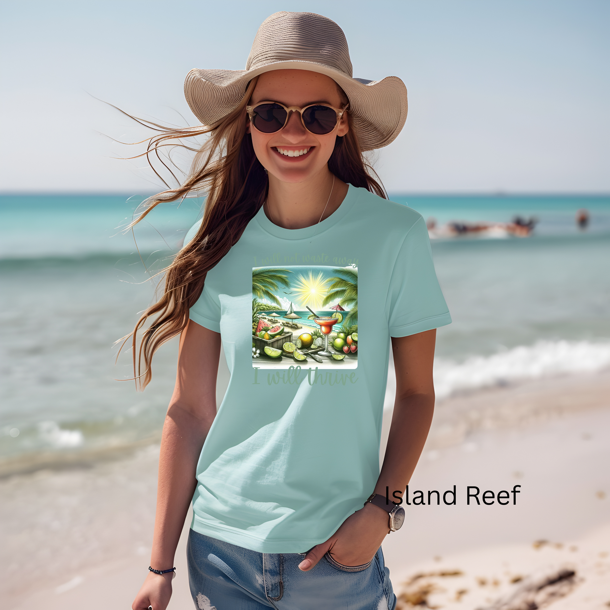 I will not waste away T shirt  Comfort colors 1717