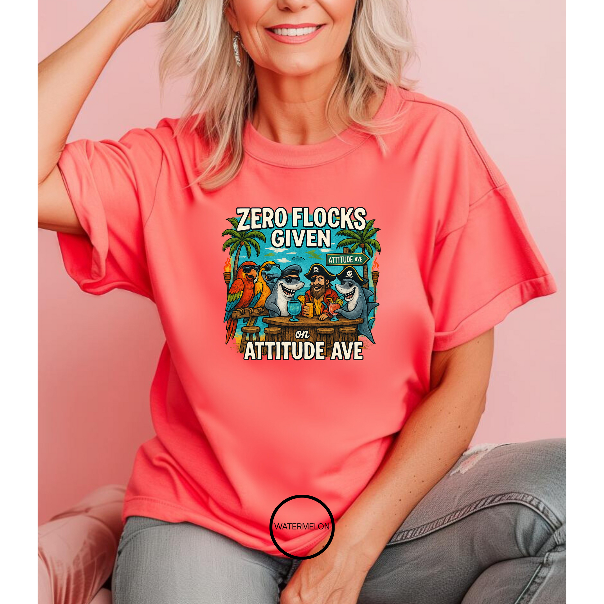 Attitude Ave    T shirt  Comfort colors 1717