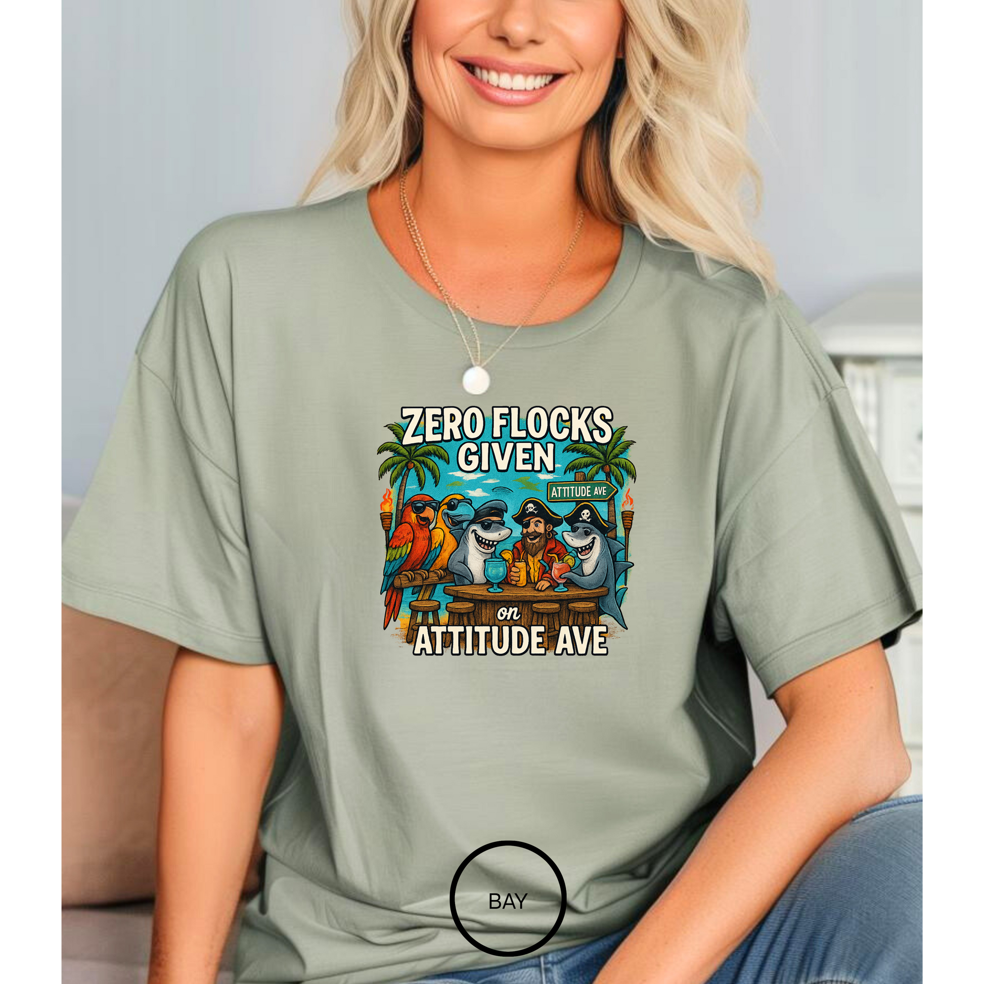 Attitude Ave    T shirt  Comfort colors 1717