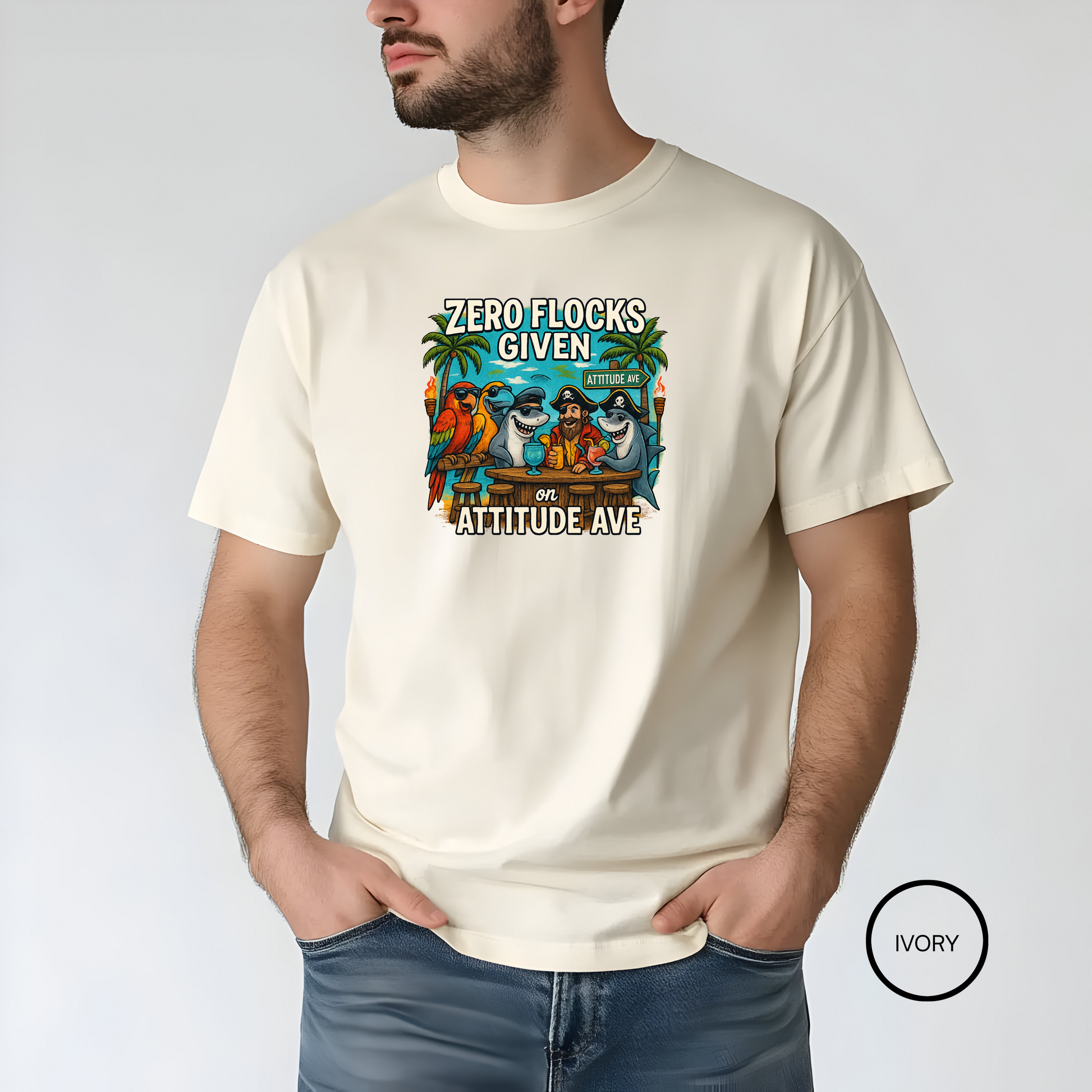 Attitude Ave    T shirt  Comfort colors 1717