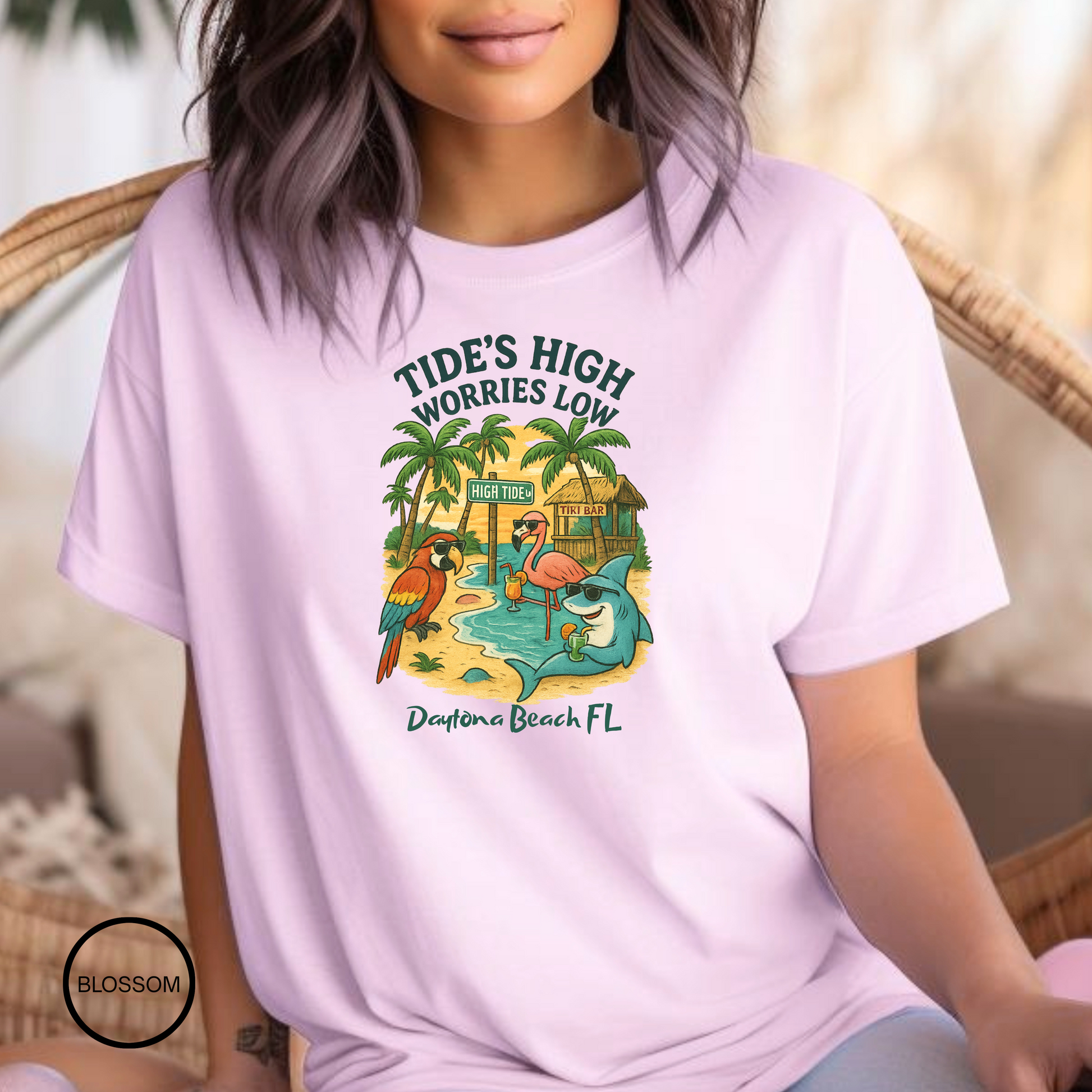 High Tide Ln    T shirt  Comfort colors 1717