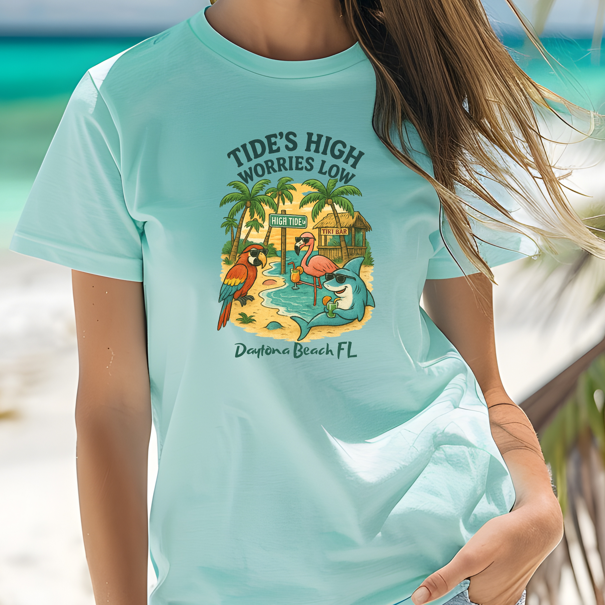 High Tide Ln    T shirt  Comfort colors 1717