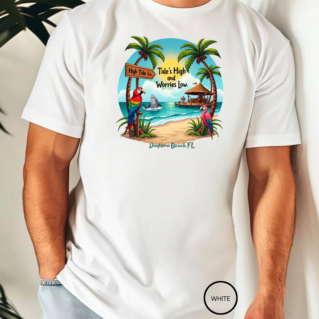 High Tide Ln    T shirt  Comfort colors 1717