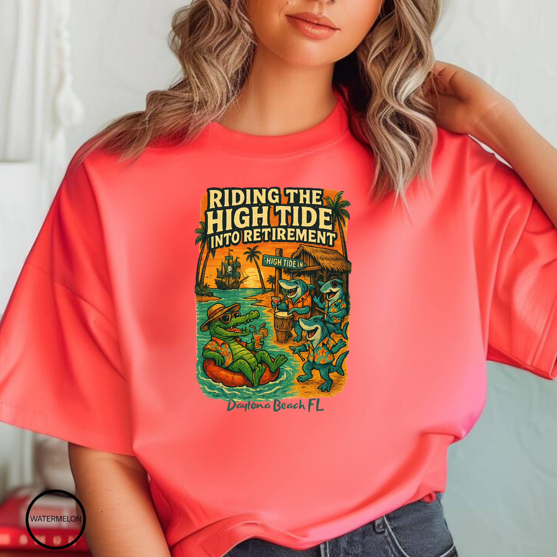 High Tide Ln    T shirt  Comfort colors 1717