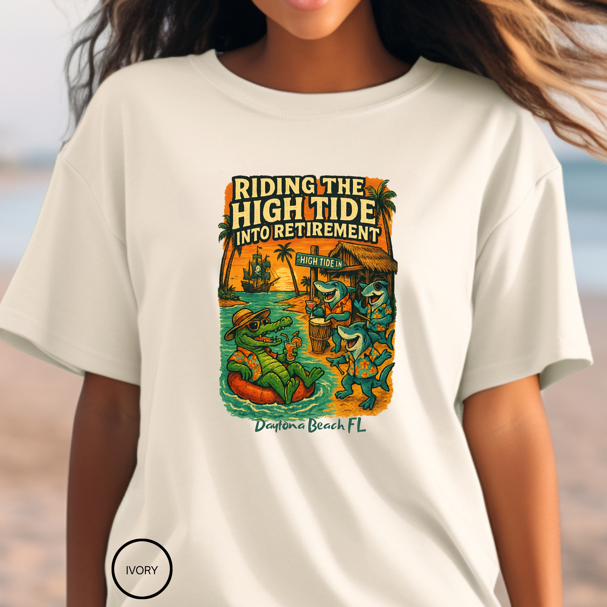 High Tide Ln    T shirt  Comfort colors 1717