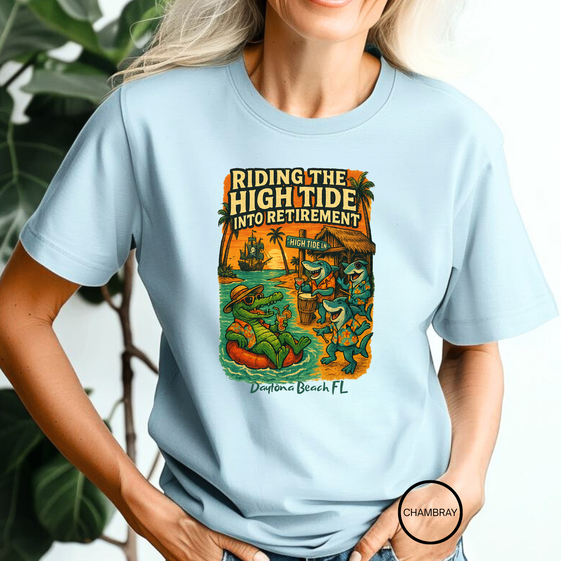 High Tide Ln    T shirt  Comfort colors 1717