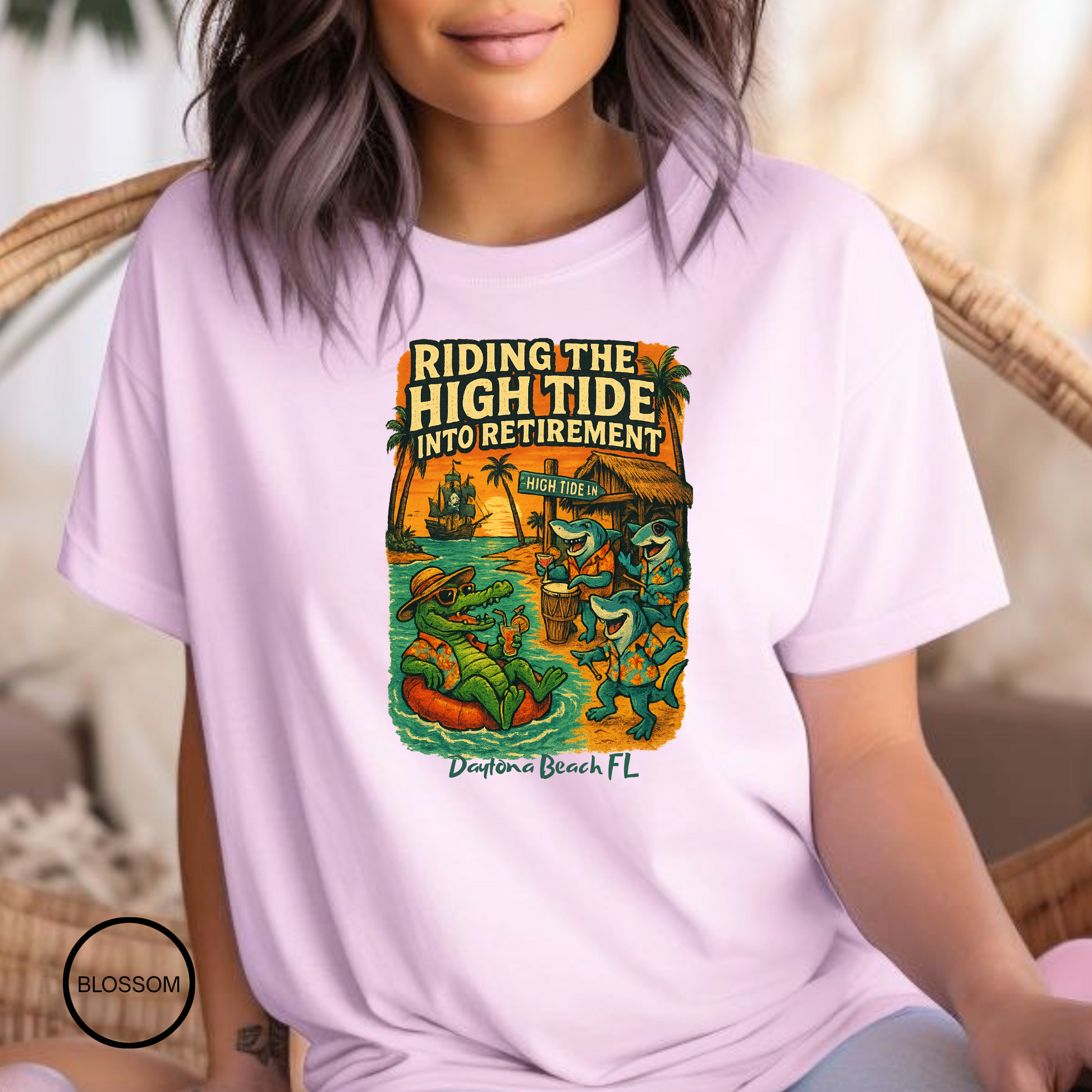 High Tide Ln    T shirt  Comfort colors 1717
