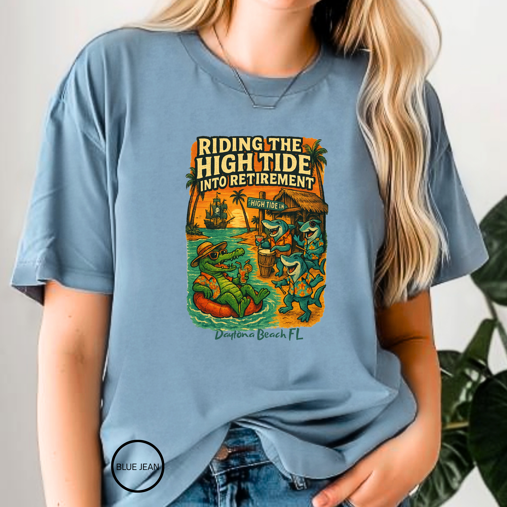 High Tide Ln    T shirt  Comfort colors 1717