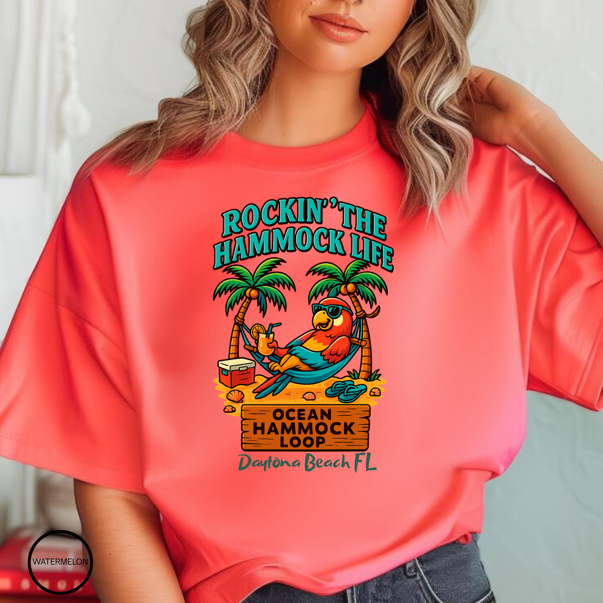 Ocean Hammock loop    T shirt  Comfort colors 1717