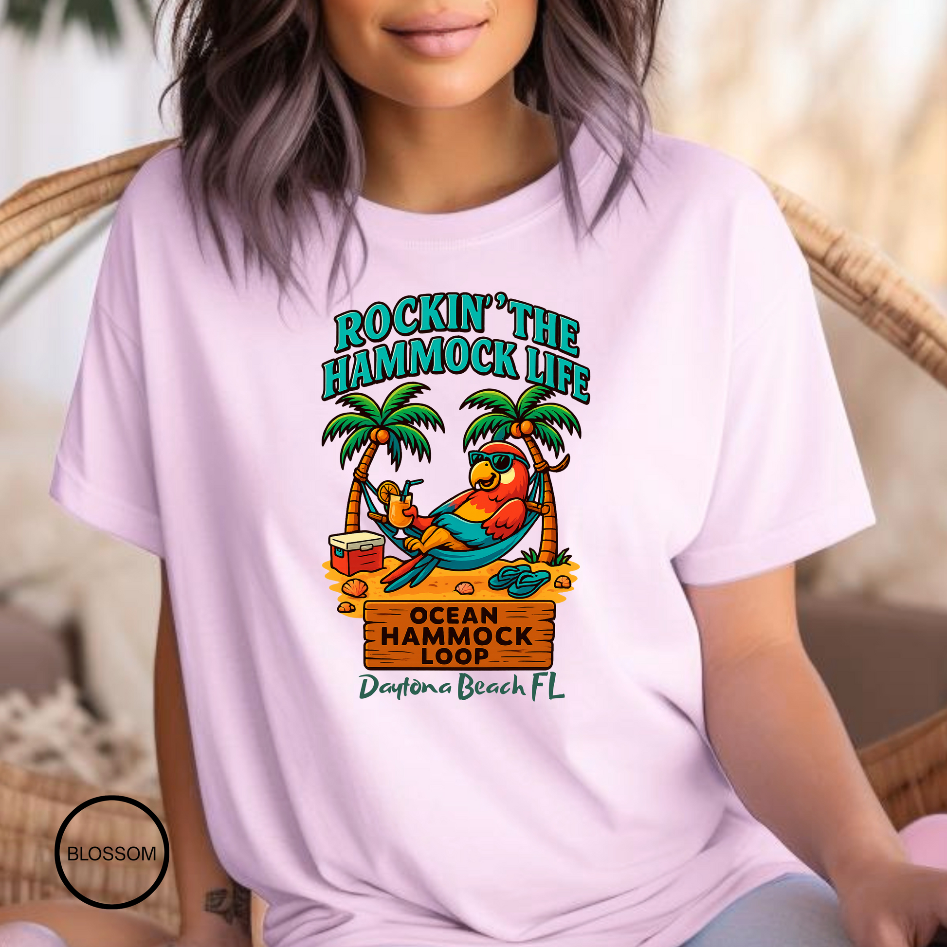Ocean Hammock loop    T shirt  Comfort colors 1717