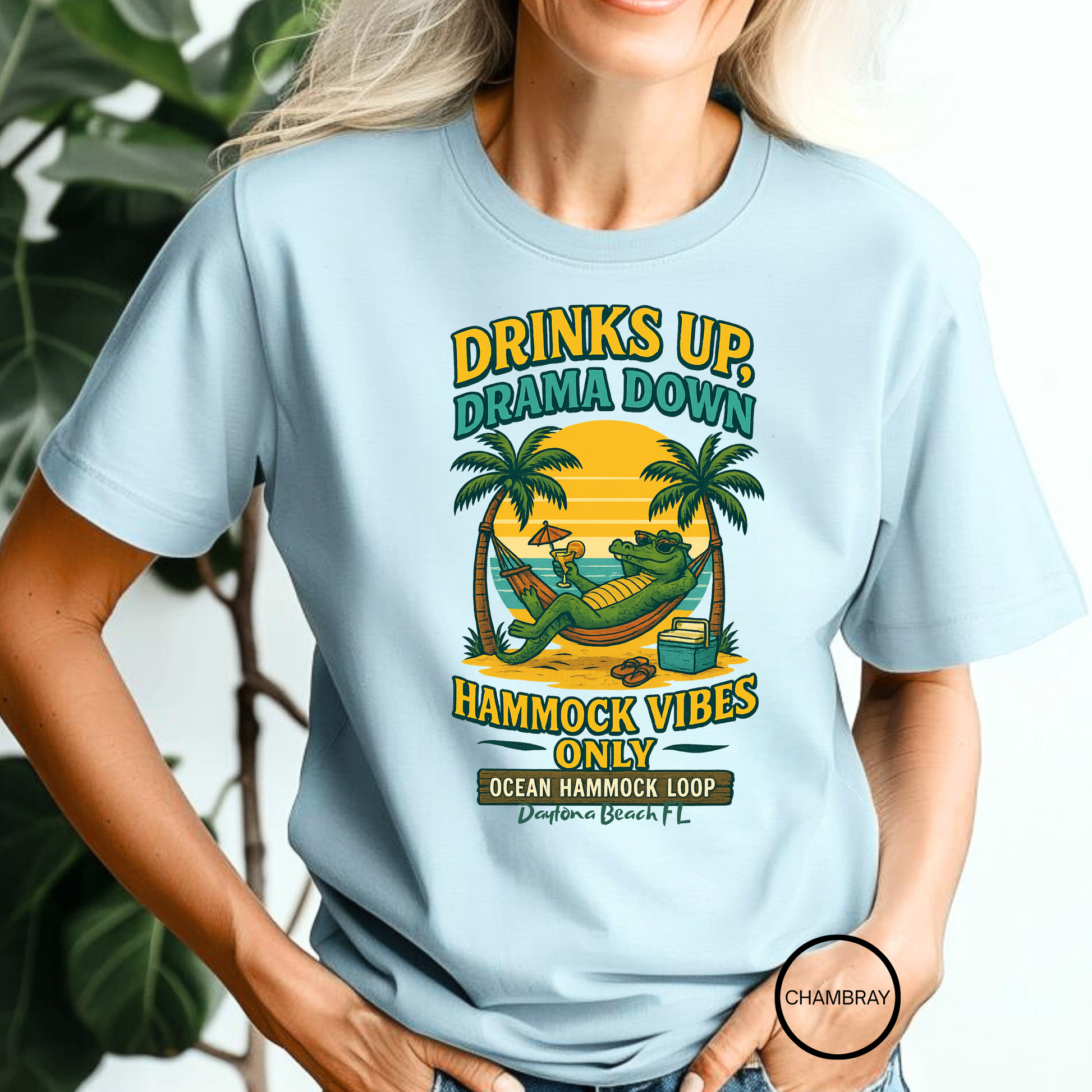 Ocean Hammock loop    T shirt  Comfort colors 1717