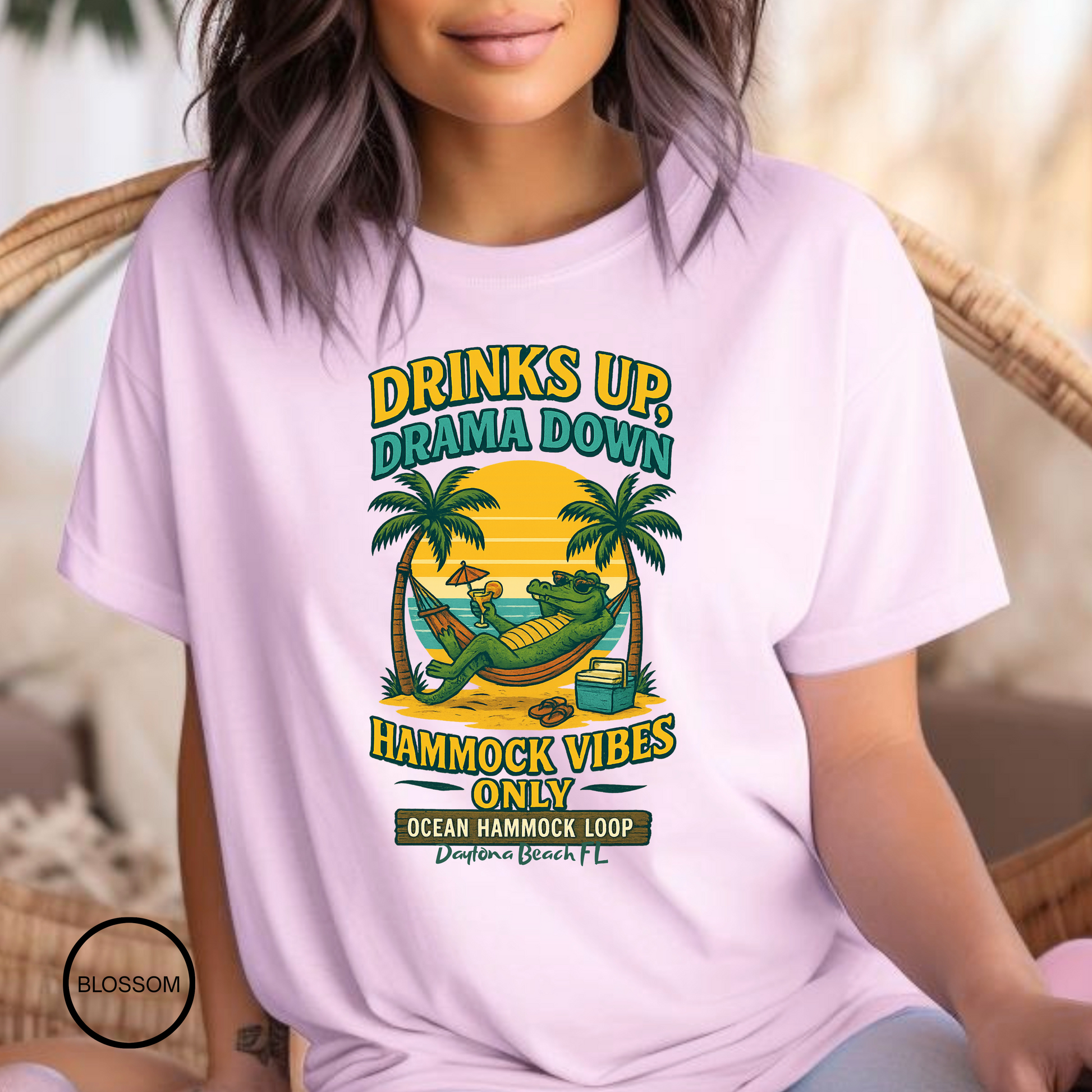 Ocean Hammock loop    T shirt  Comfort colors 1717