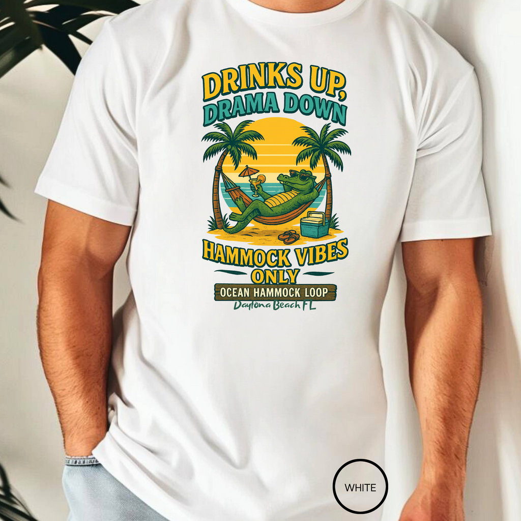 Ocean Hammock loop    T shirt  Comfort colors 1717