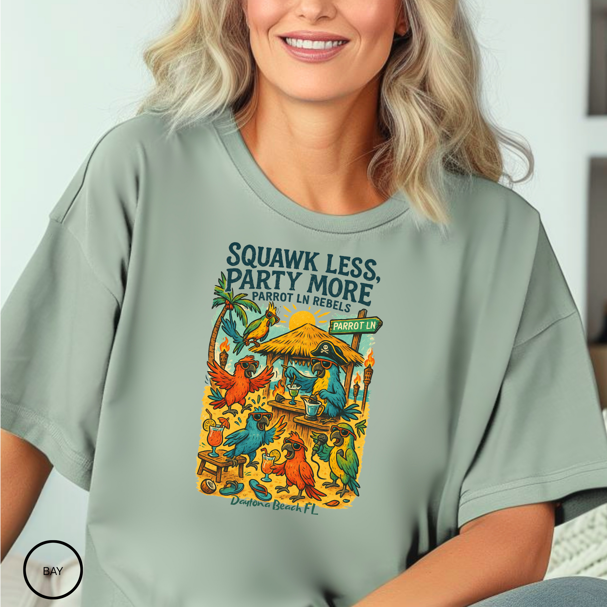 Parrot LN  T shirt  Comfort colors 1717