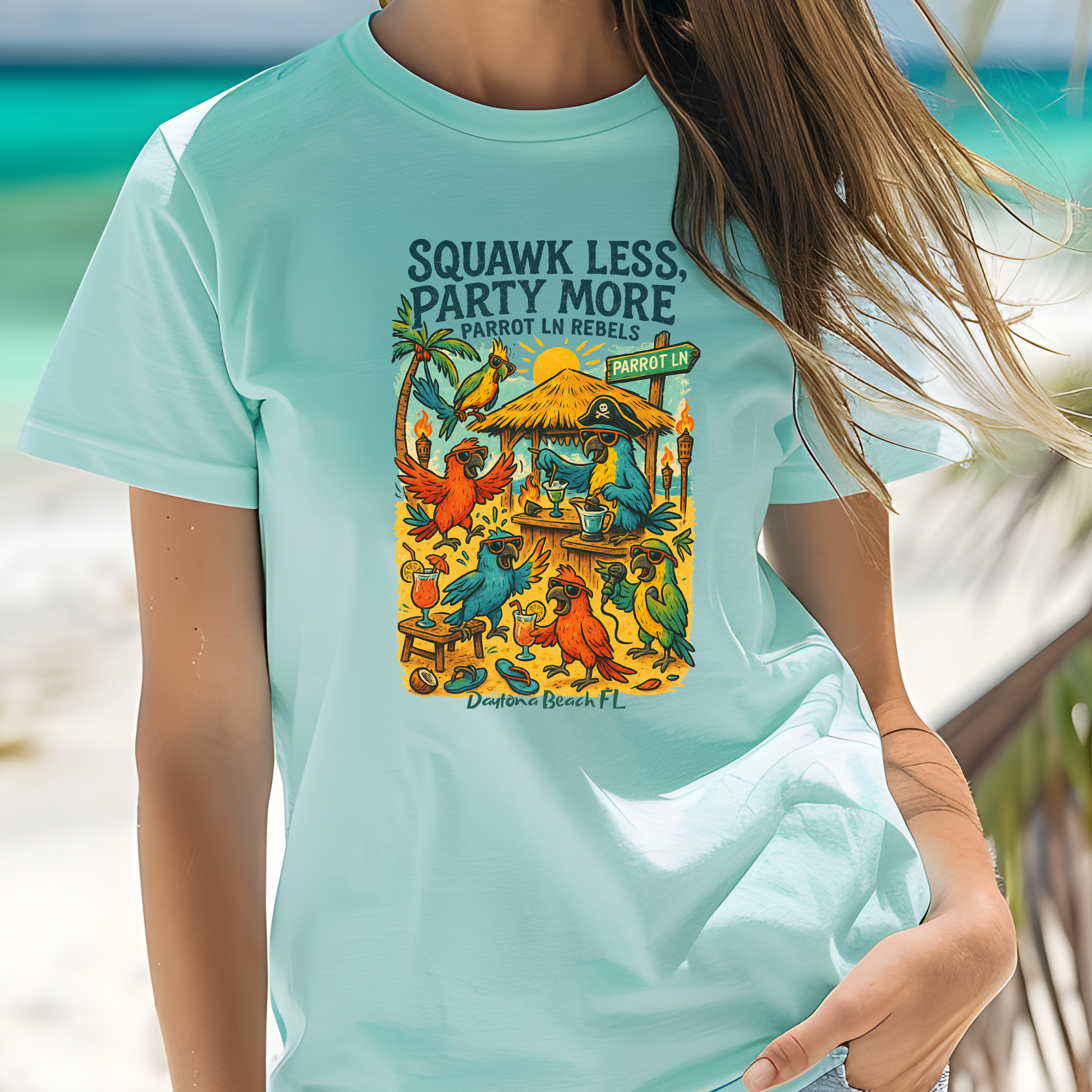 Parrot LN  T shirt  Comfort colors 1717