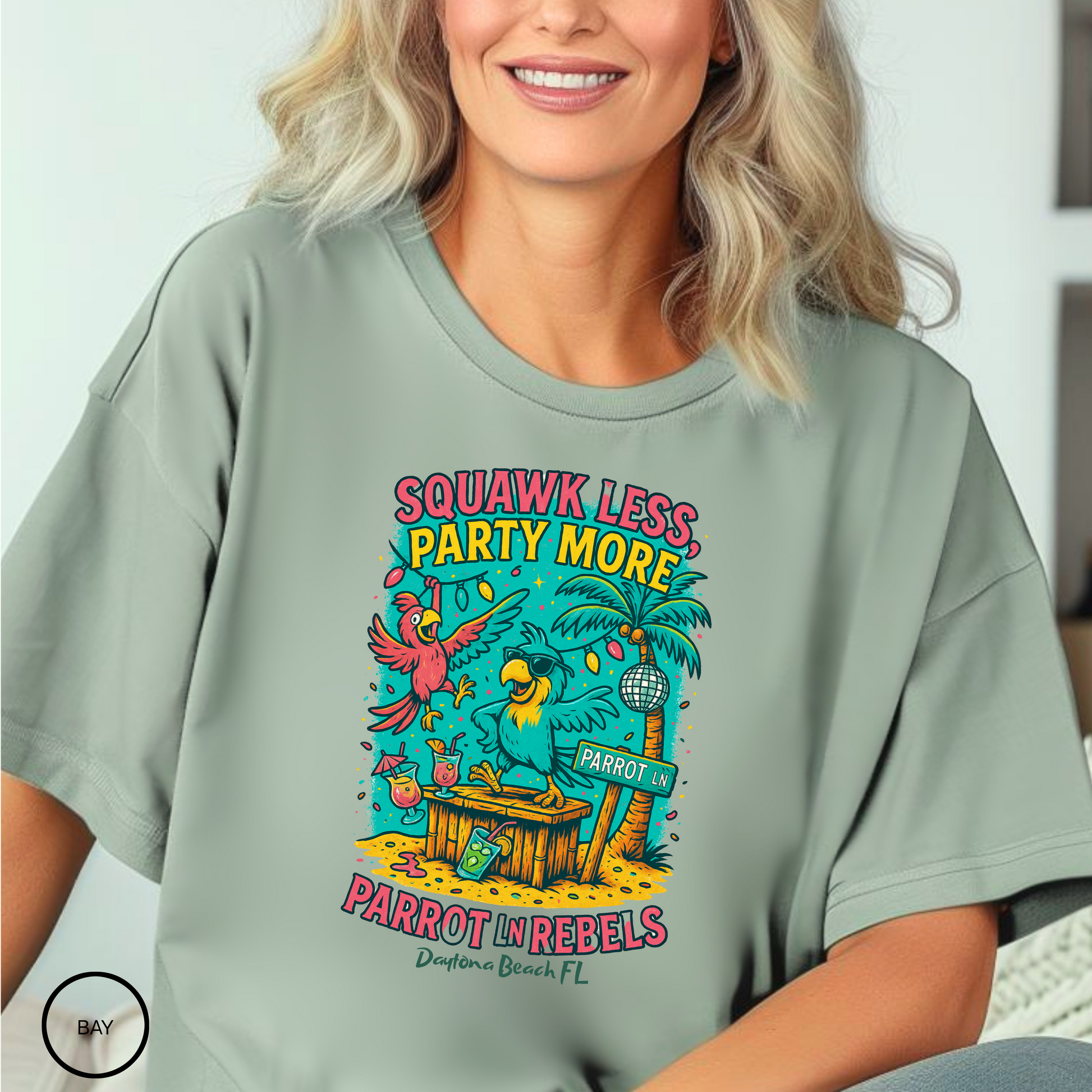 Parrot LN  T shirt  Comfort colors 1717