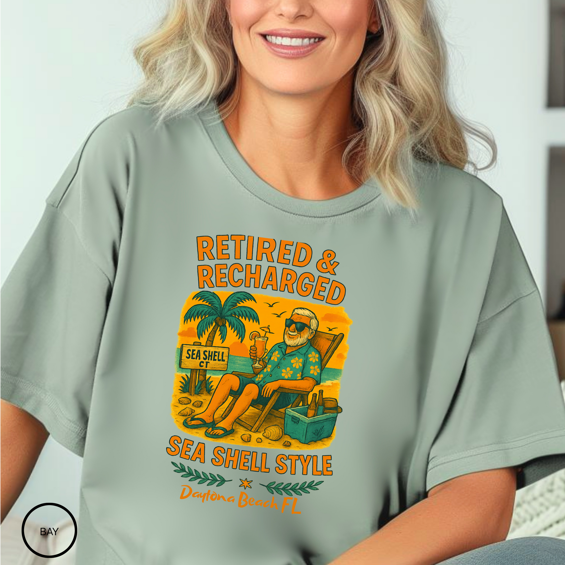 Sea Shell ct T shirt  Comfort colors 1717