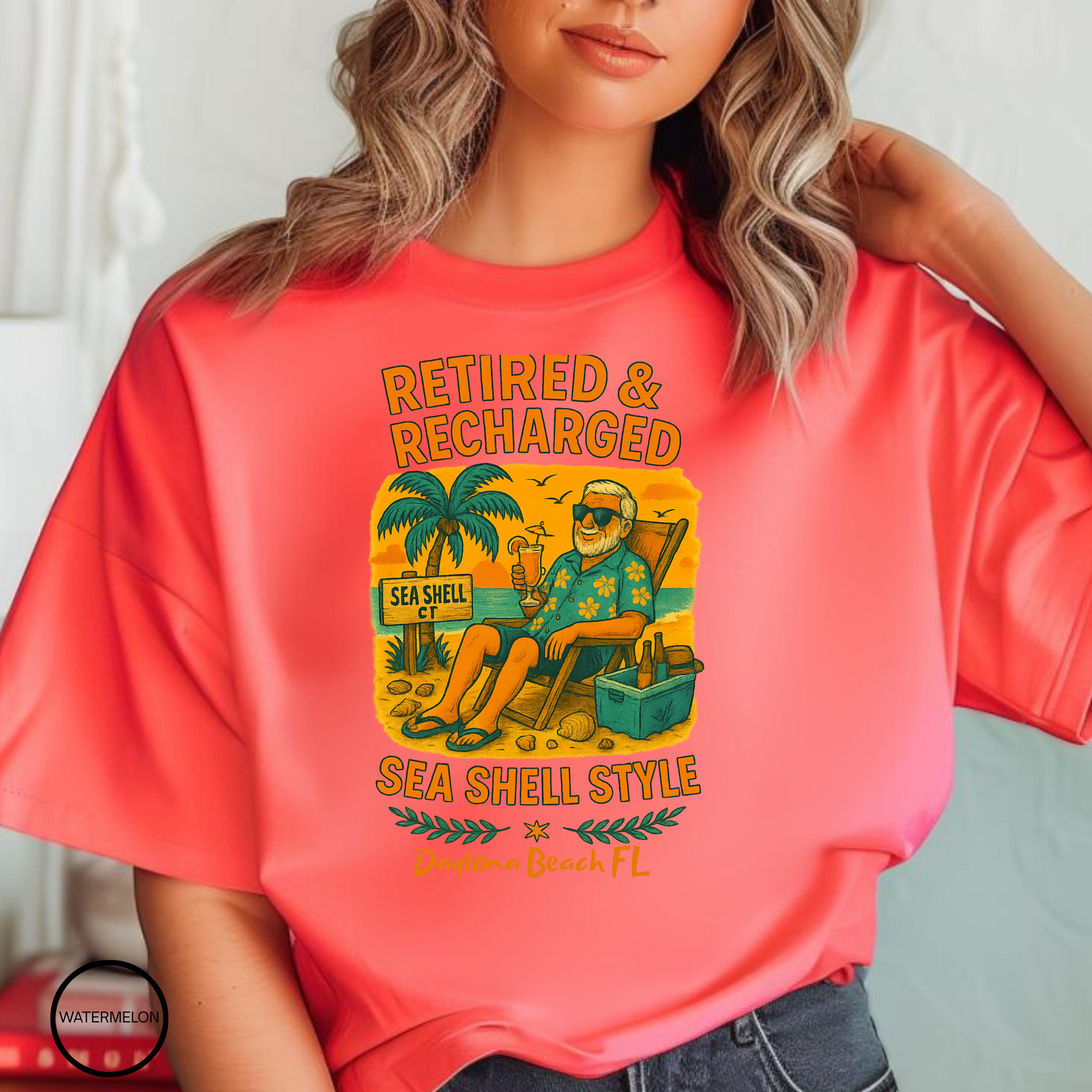 Sea Shell ct T shirt  Comfort colors 1717