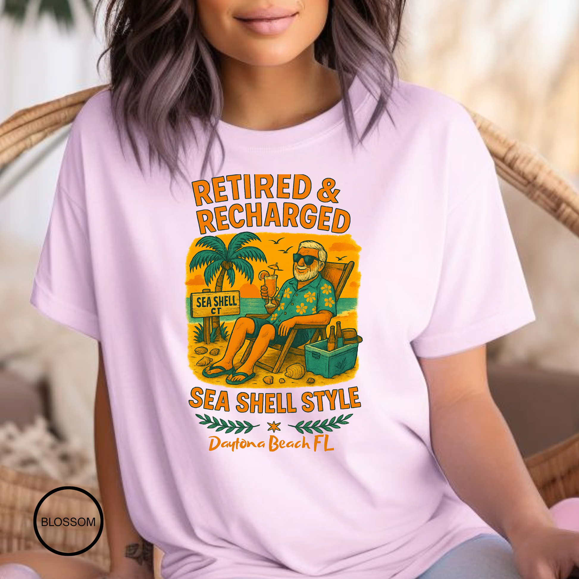 Sea Shell ct T shirt  Comfort colors 1717