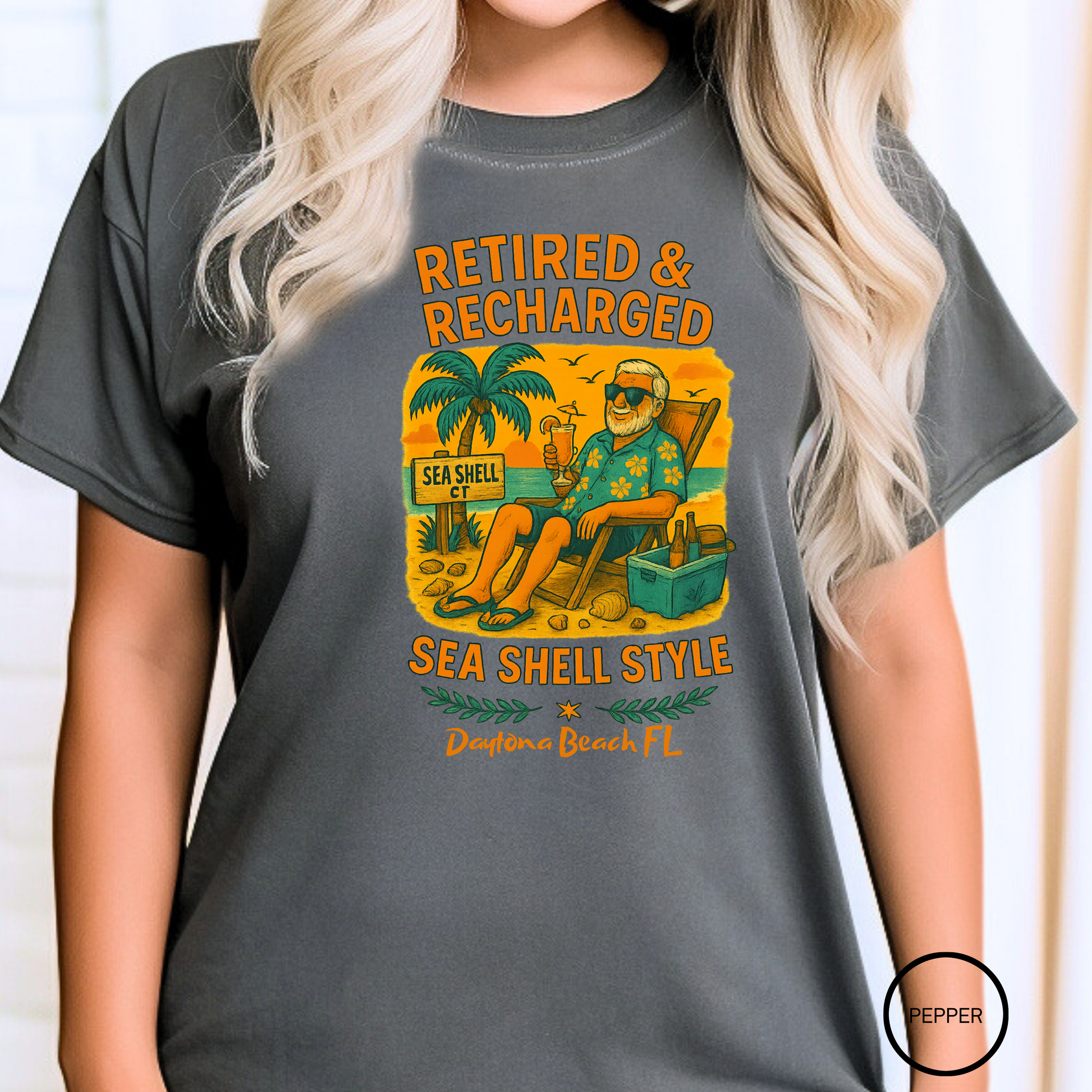 Sea Shell ct T shirt  Comfort colors 1717