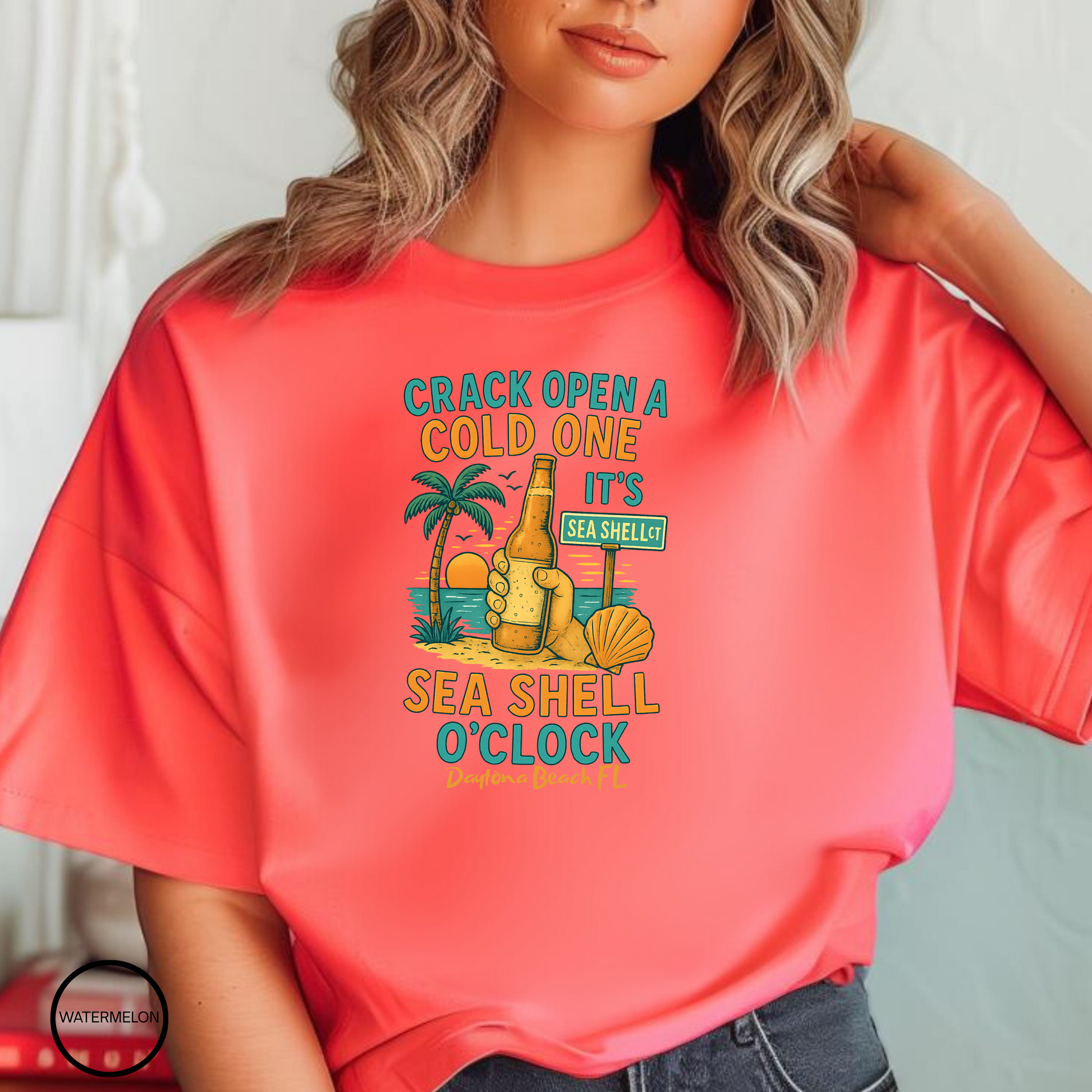 Sea Shell ct T shirt  Comfort colors 1717