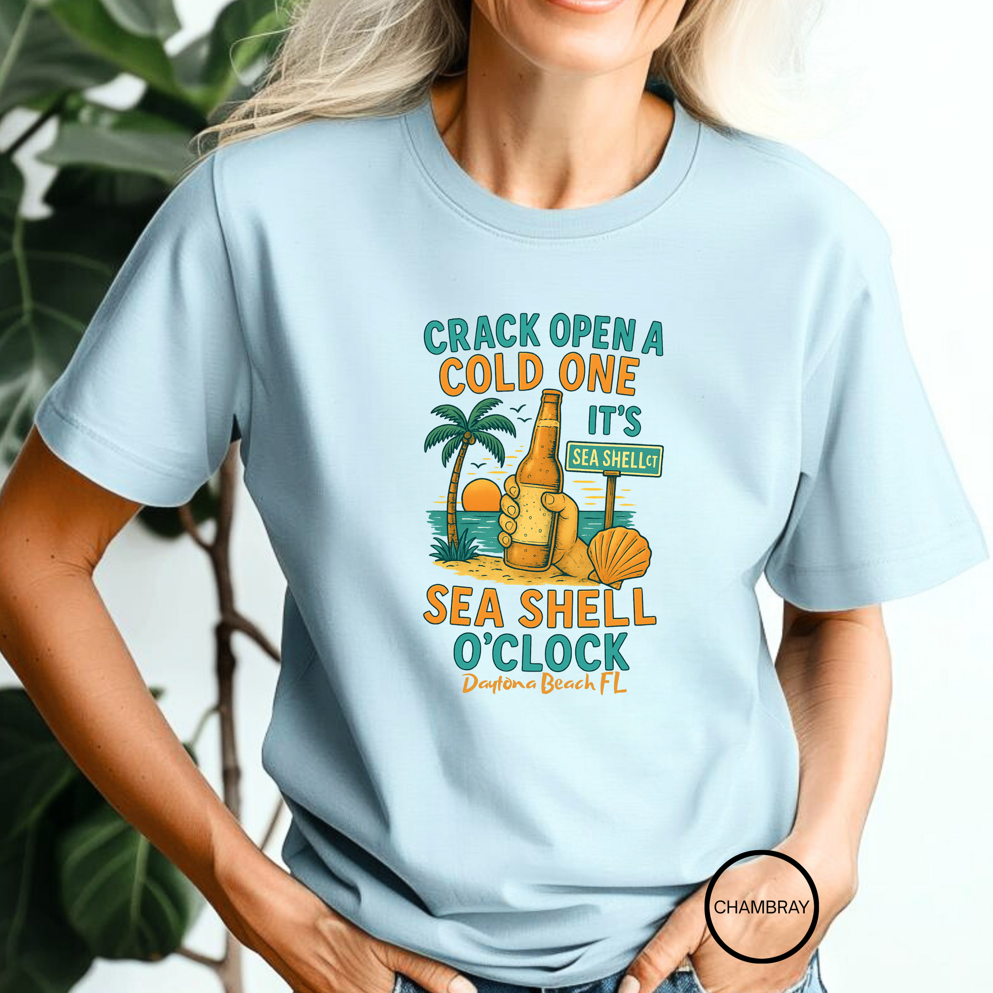 Sea Shell ct T shirt  Comfort colors 1717