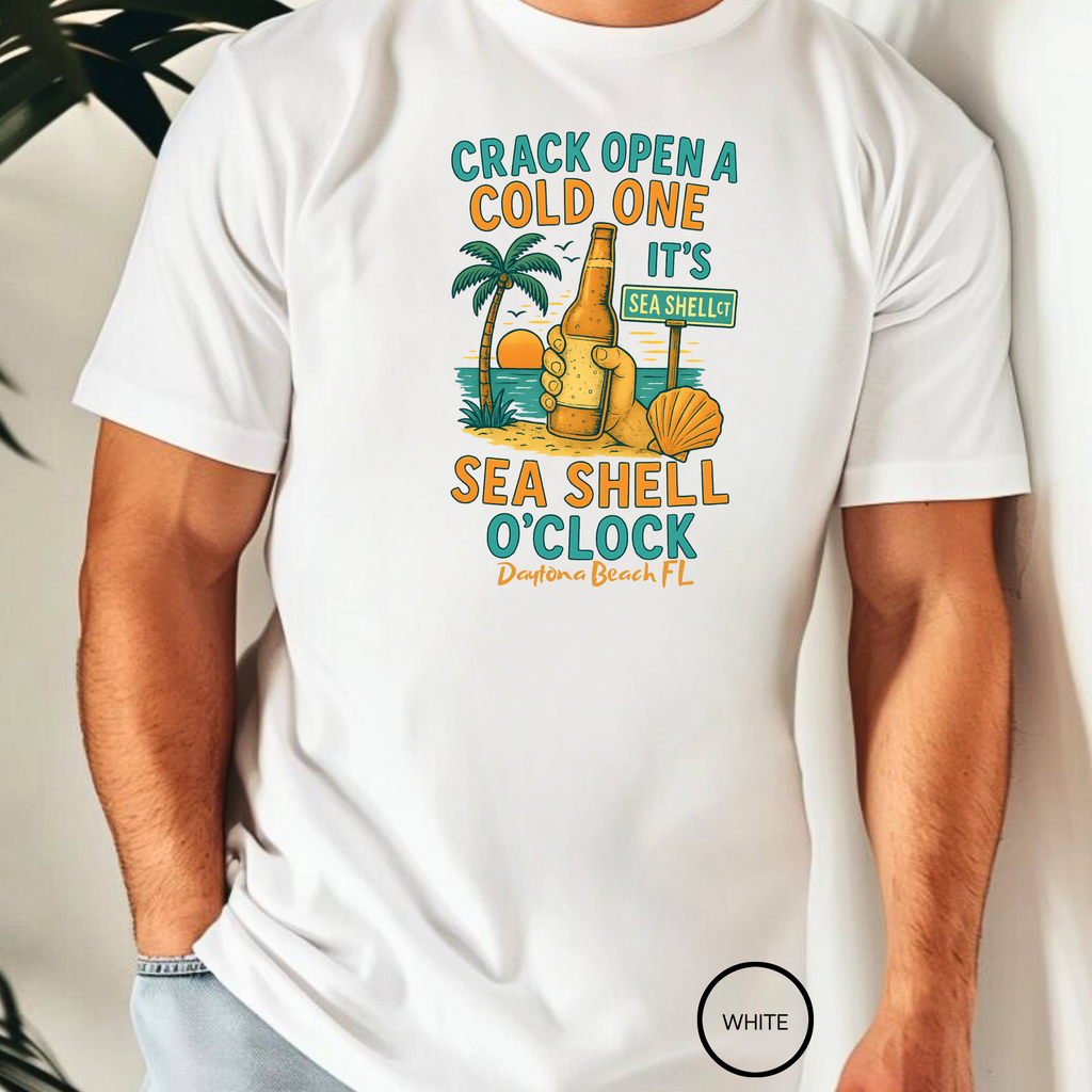 Sea Shell ct T shirt  Comfort colors 1717