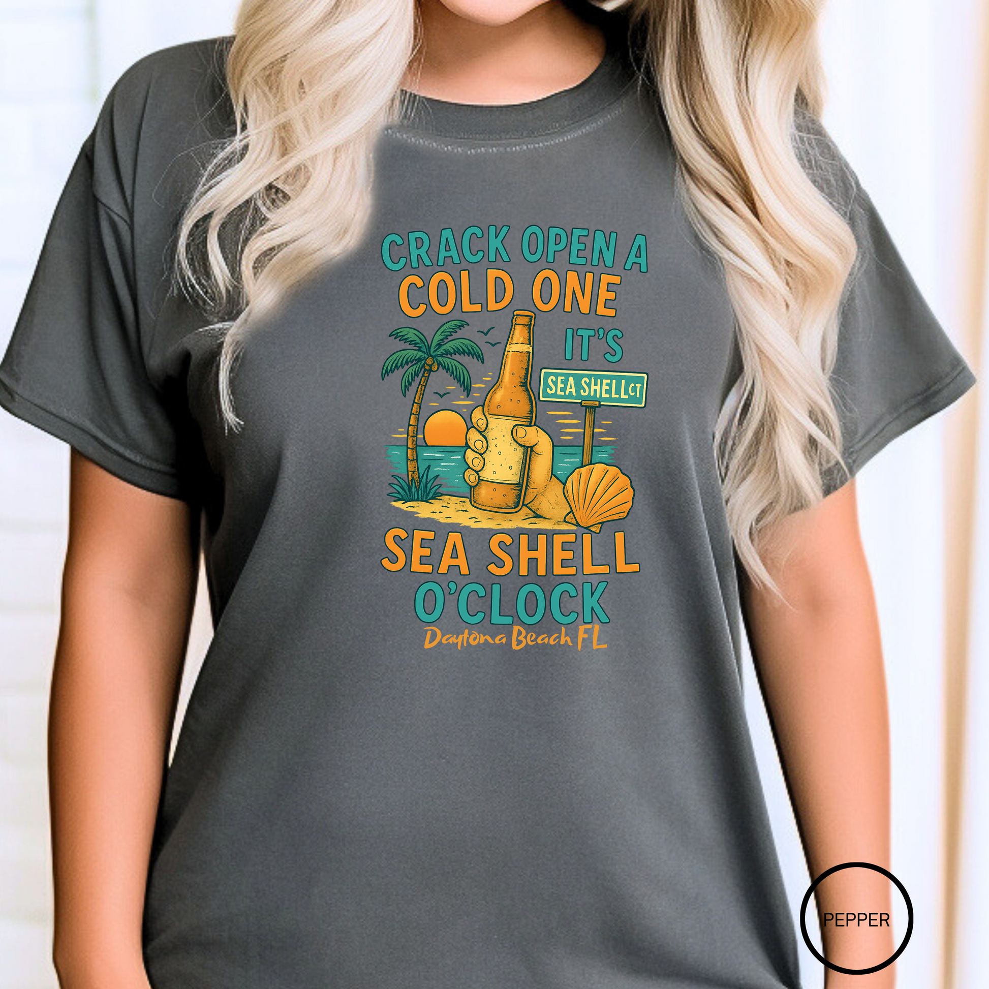 Sea Shell ct T shirt  Comfort colors 1717