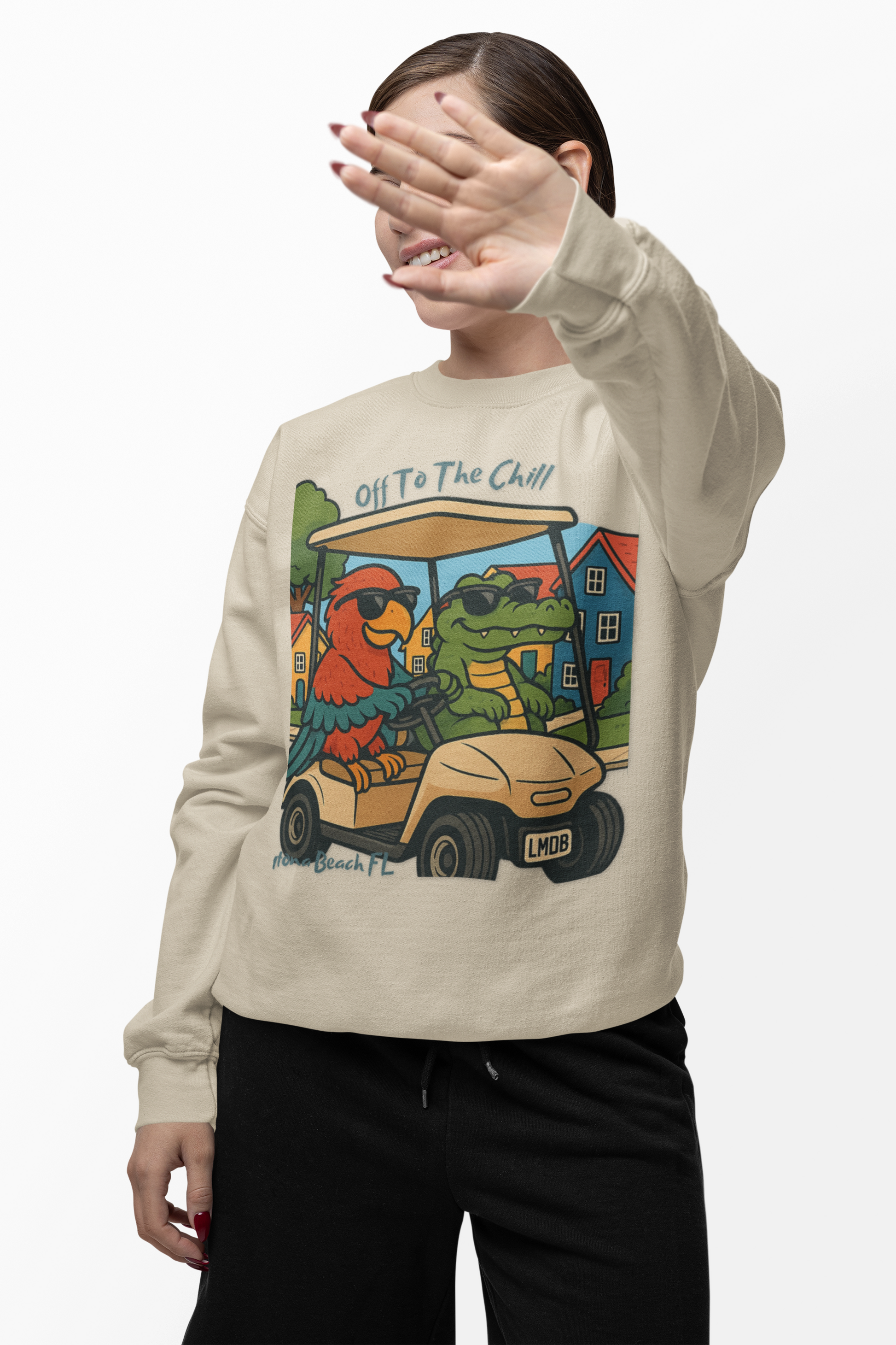 Off to the Chill Crewneck sweatshirt