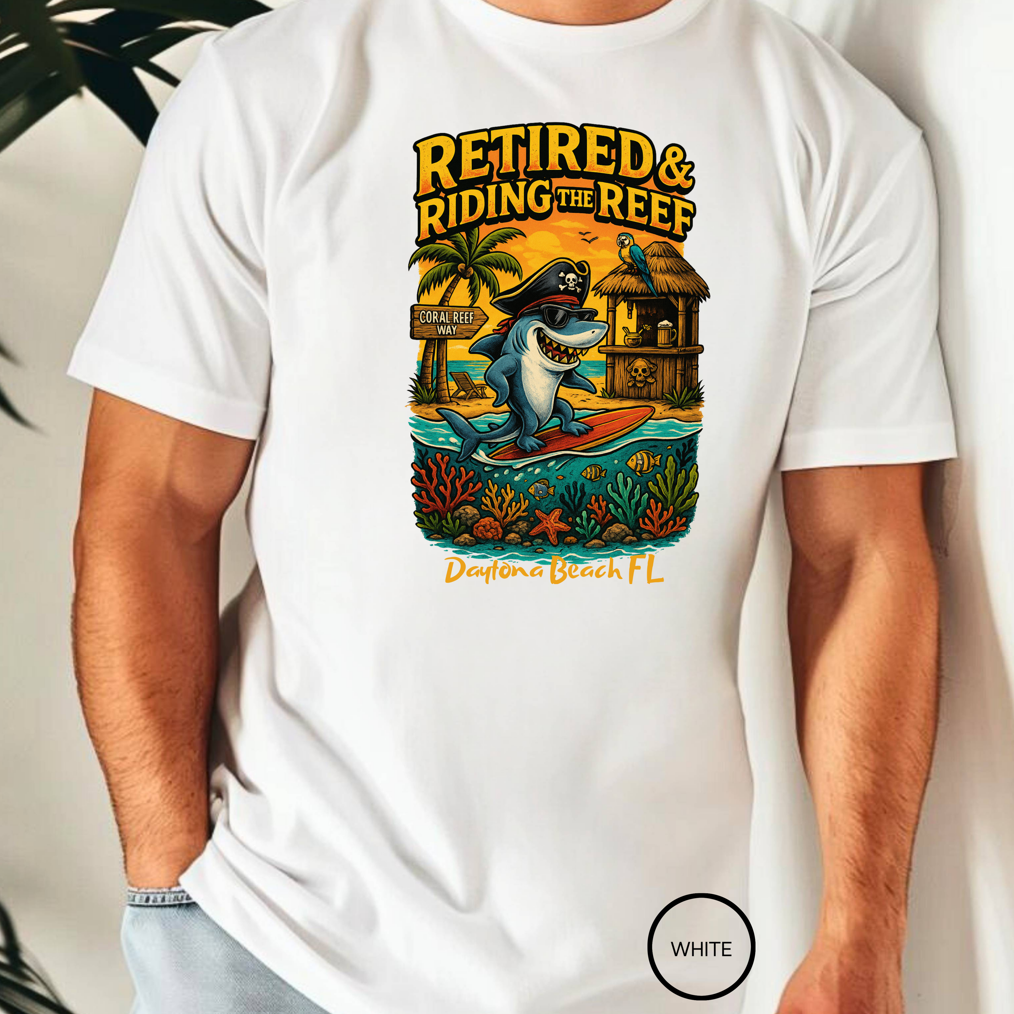 Coral Reef Way T shirt  Comfort colors 1717