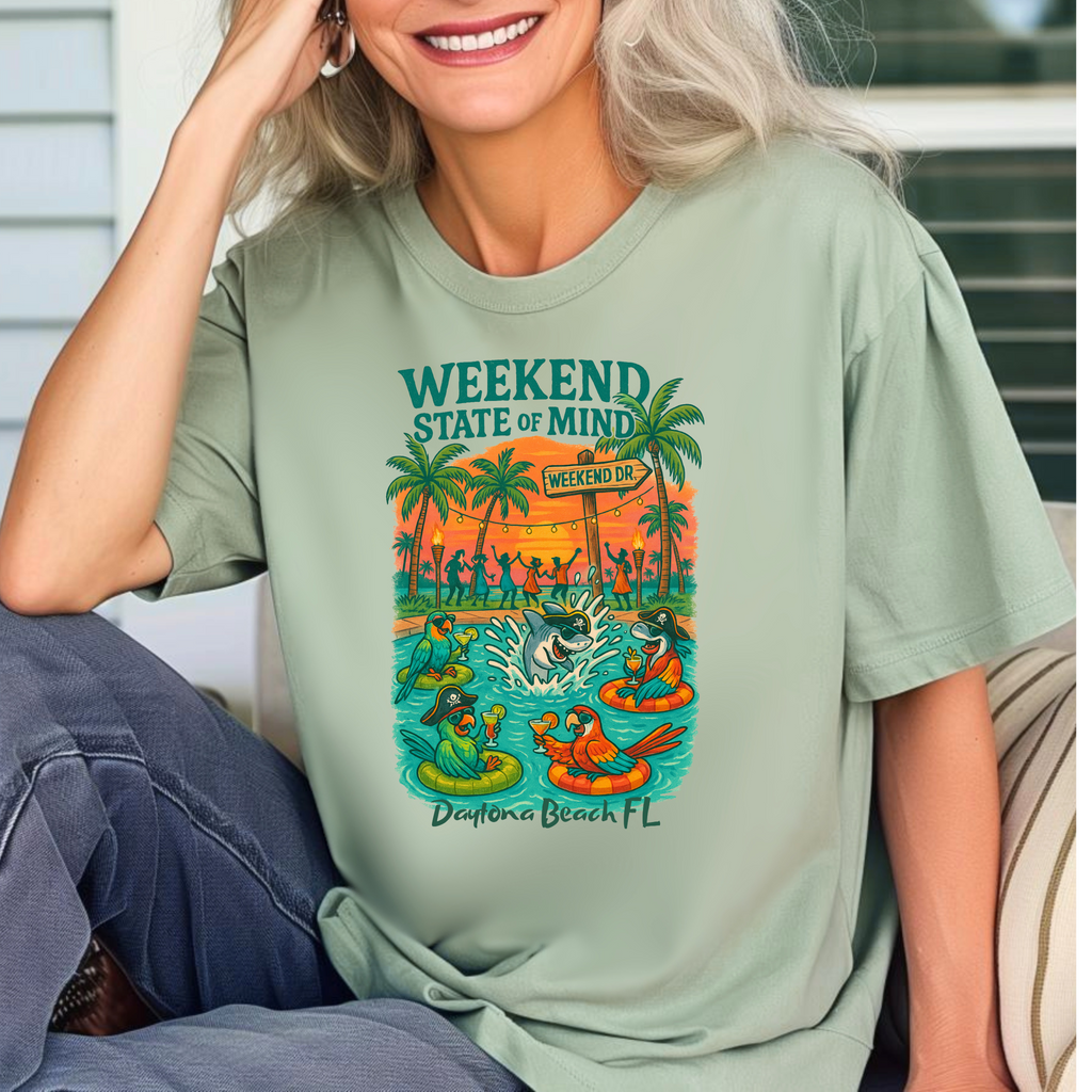 Weekend Dr T shirt  Comfort colors 1717