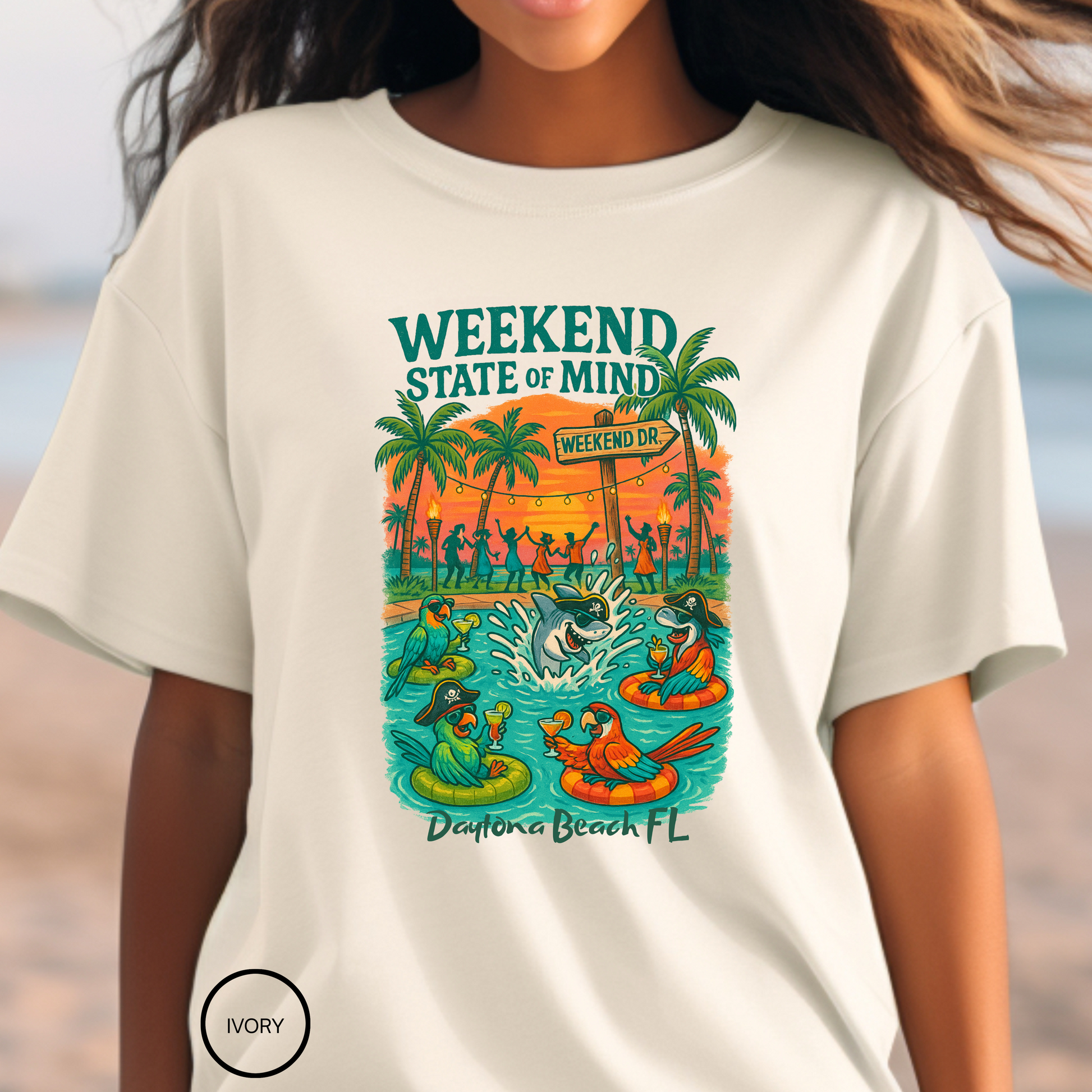 Weekend Dr T shirt  Comfort colors 1717