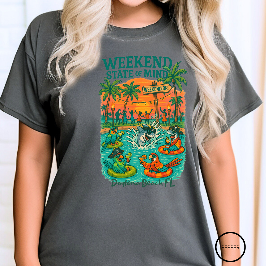 Weekend Dr T shirt  Comfort colors 1717