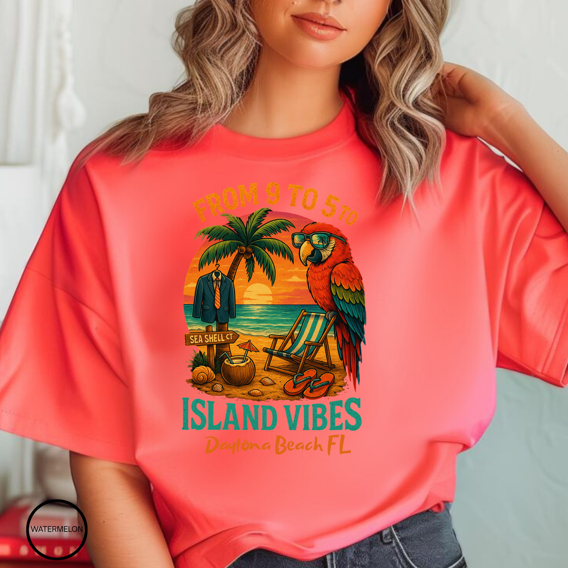 Sea Shell ct T shirt  Comfort colors 1717