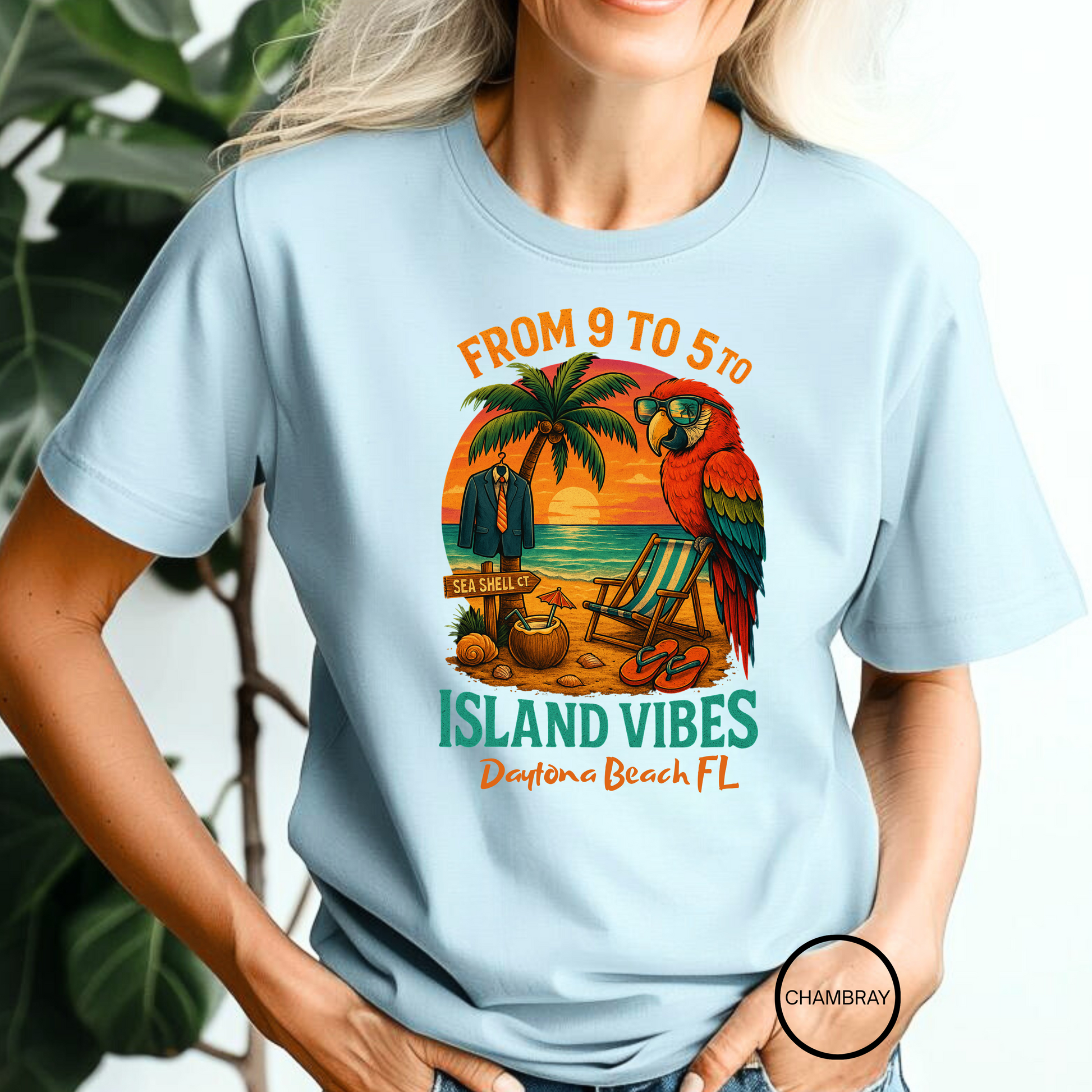 Sea Shell ct T shirt  Comfort colors 1717