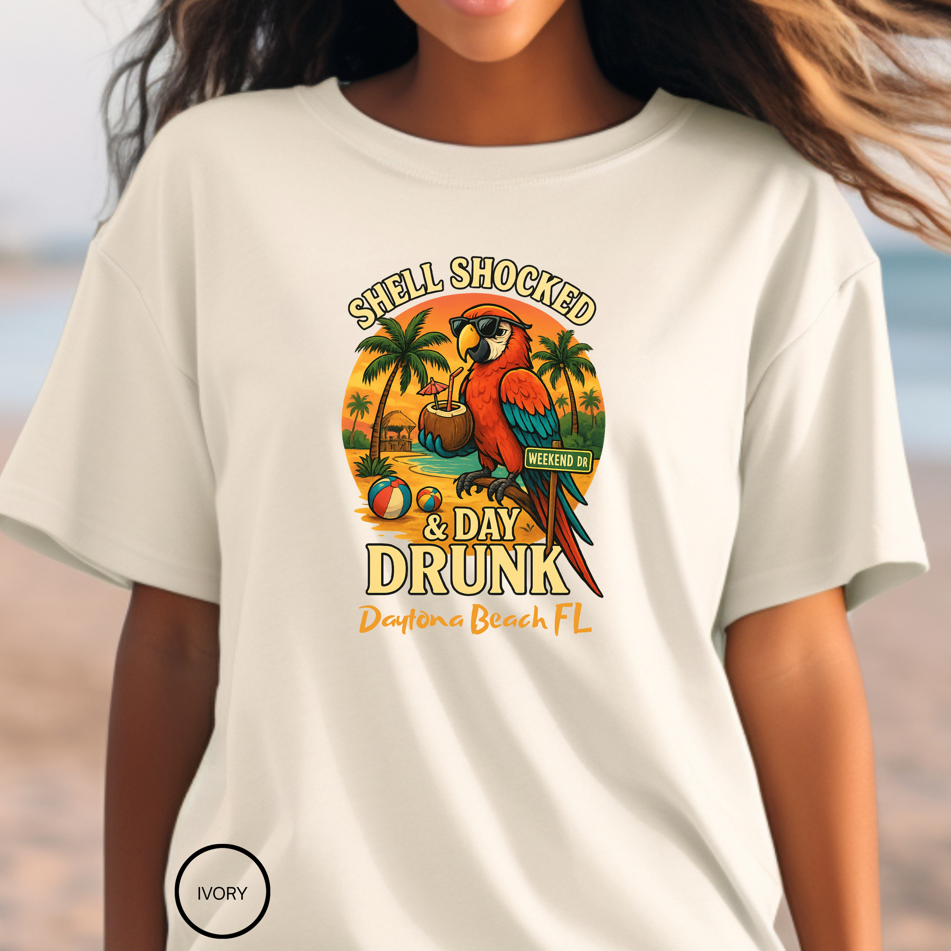 Sea Shell ct T shirt  Comfort colors 1717