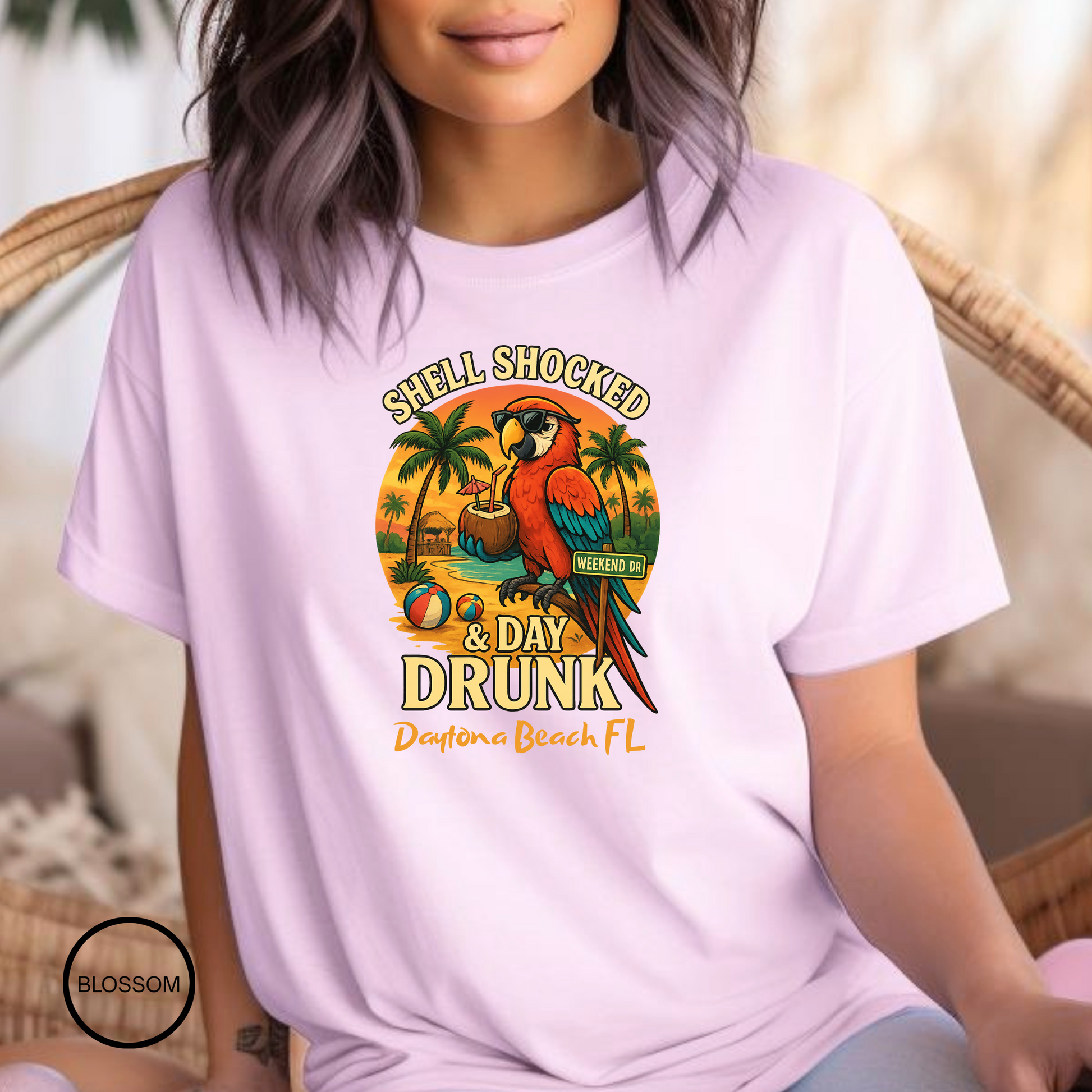 Sea Shell ct T shirt  Comfort colors 1717