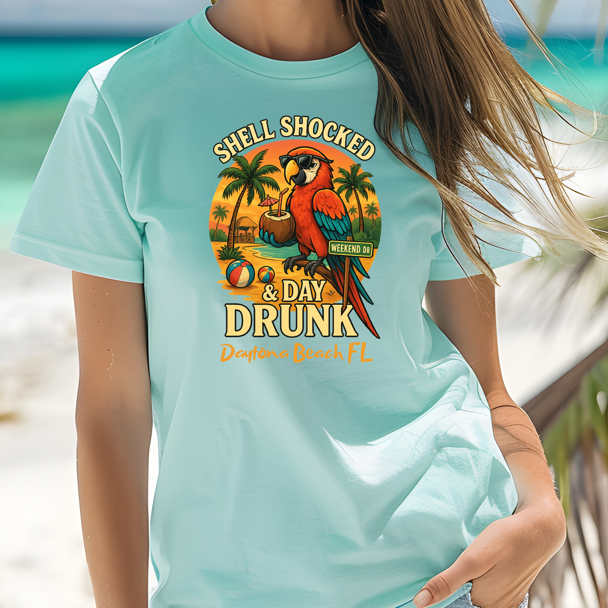 Sea Shell ct T shirt  Comfort colors 1717