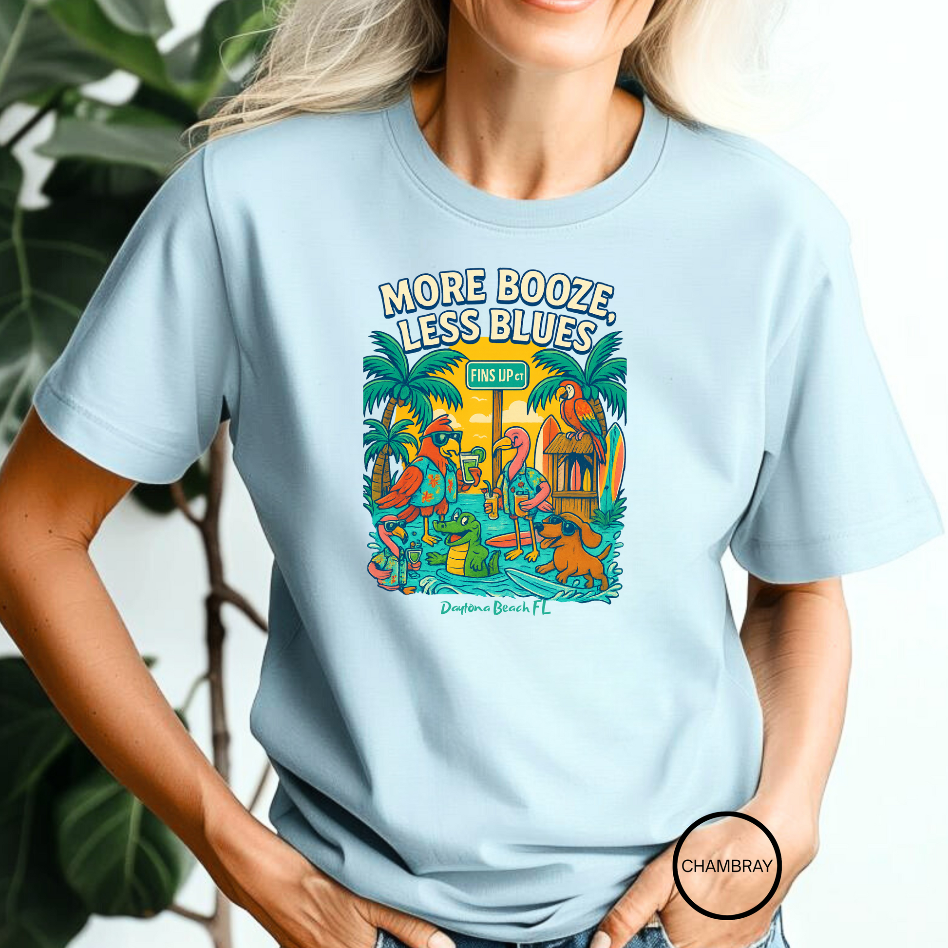 Fins up ct  T shirt  Comfort colors 1717