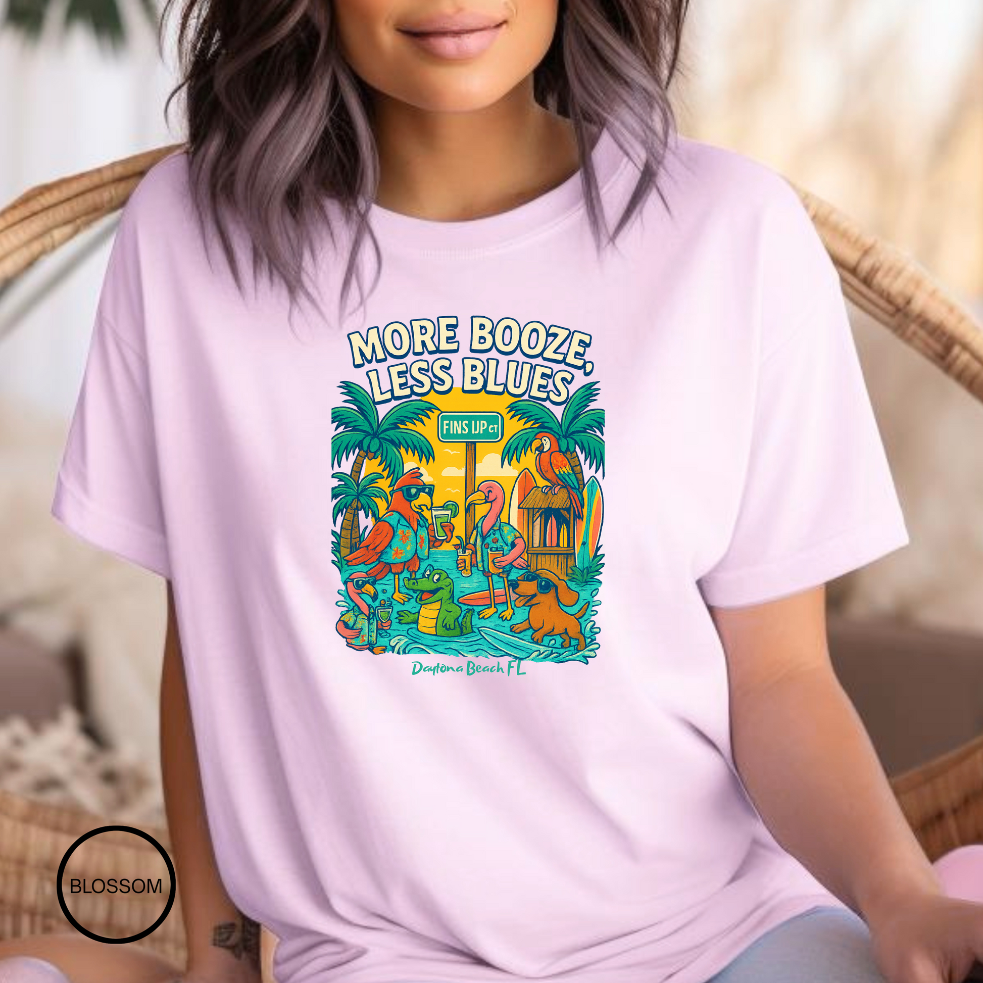 Fins up ct  T shirt  Comfort colors 1717